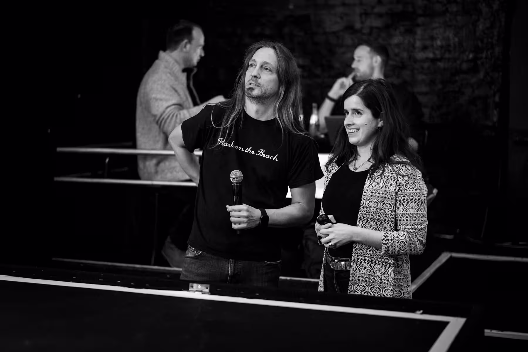 Photo of Júlia Racskó taken at beyond tellerrand in Düsseldorf 2021 by Florian Ziegler