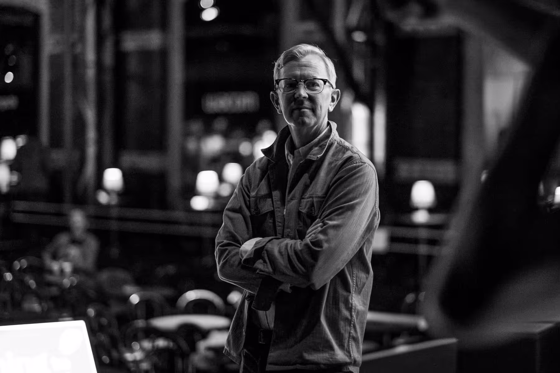 Photo of Aarron Walter taken at beyond tellerrand in Düsseldorf 2022 by Florian Ziegler