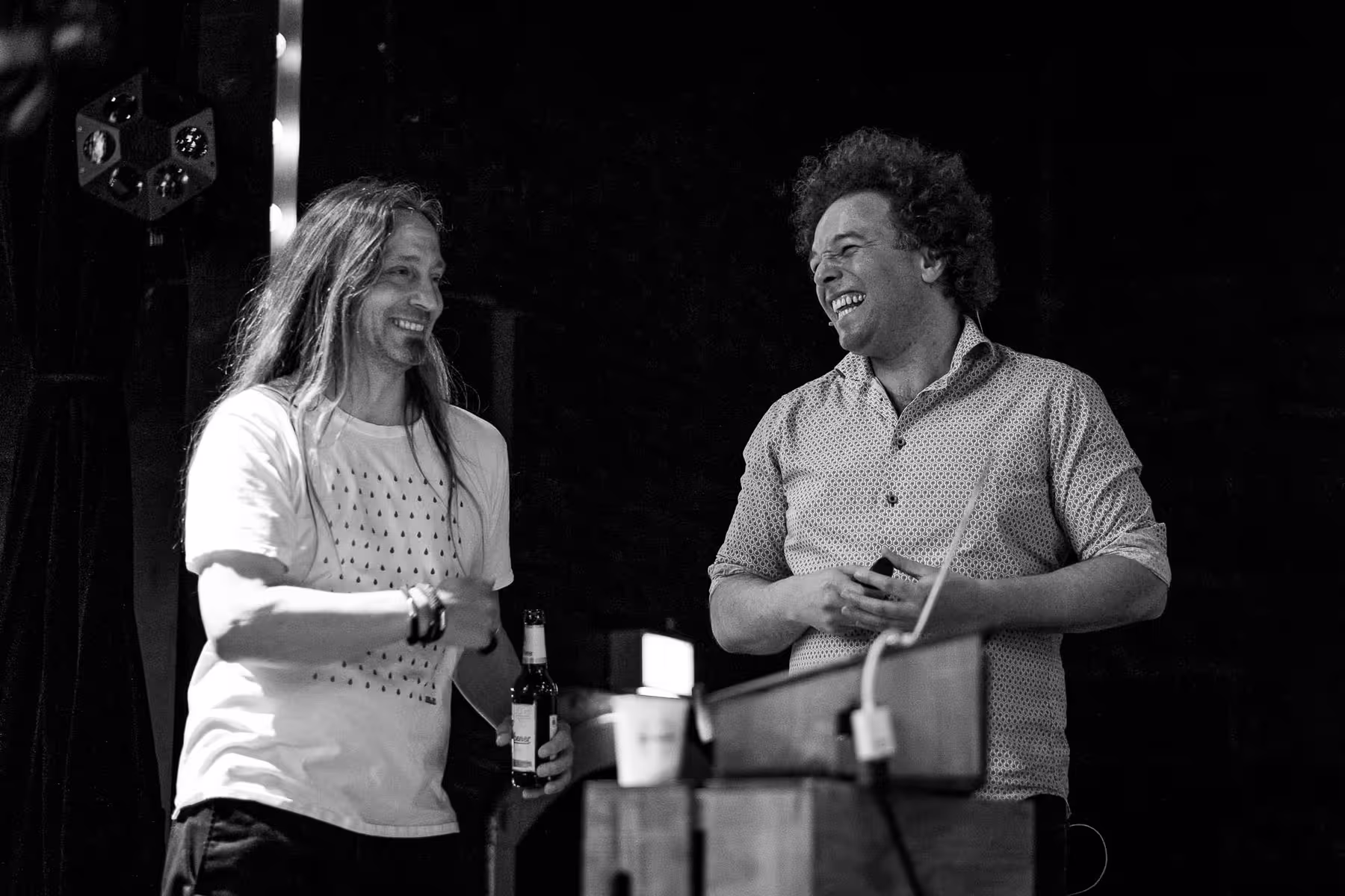 Photo of Jude Pullen taken at beyond tellerrand in Düsseldorf 2022 by Florian Ziegler