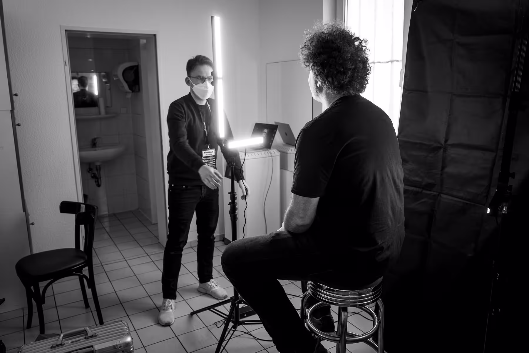 Photo of Jude Pullen taken at beyond tellerrand in Düsseldorf 2022 by Florian Ziegler