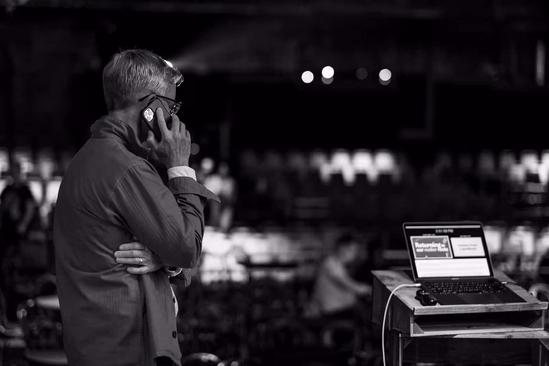 Photo of Aarron Walter taken at beyond tellerrand in Düsseldorf 2022 by Florian Ziegler
