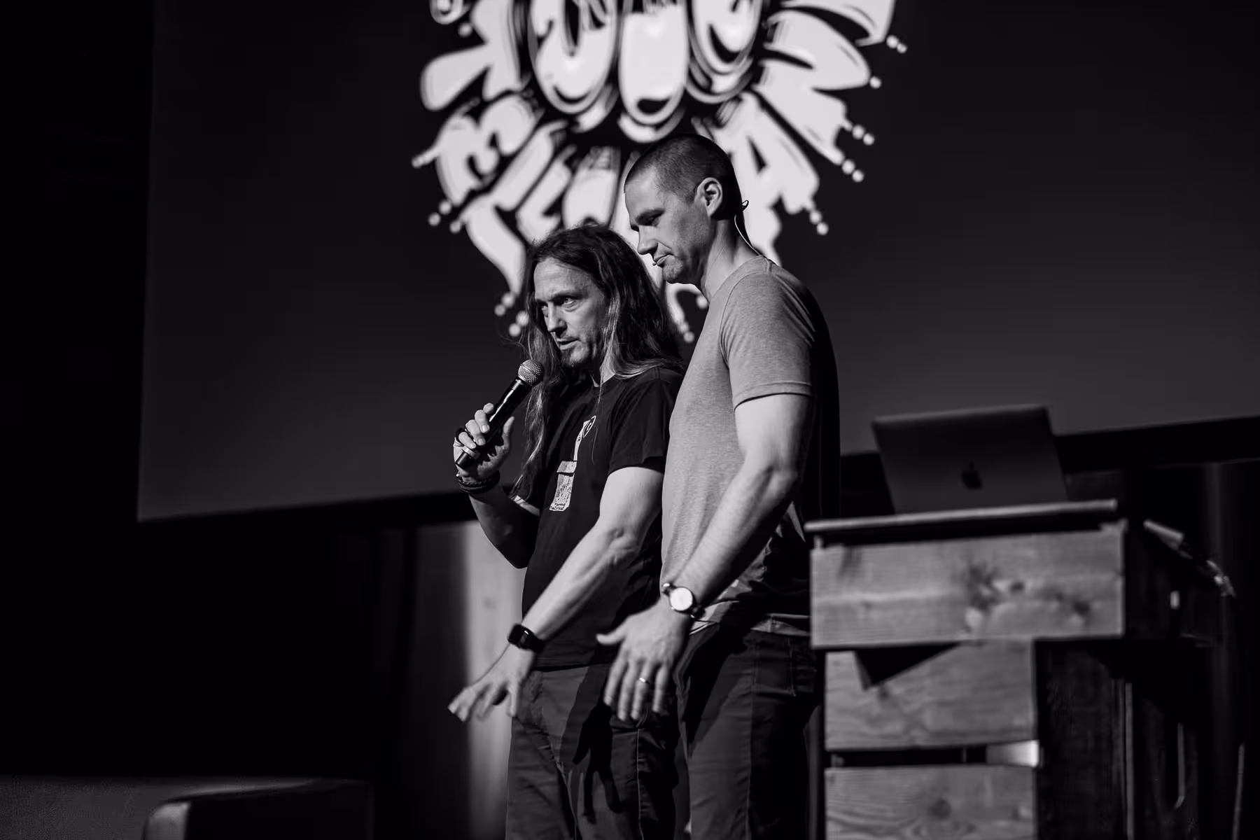 Photo of Tim Kadlec taken at beyond tellerrand in Düsseldorf 2022 by Florian Ziegler