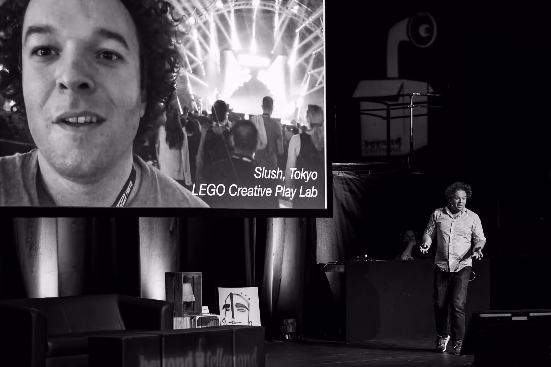 Photo of Jude Pullen taken at beyond tellerrand in Düsseldorf 2022 by Florian Ziegler