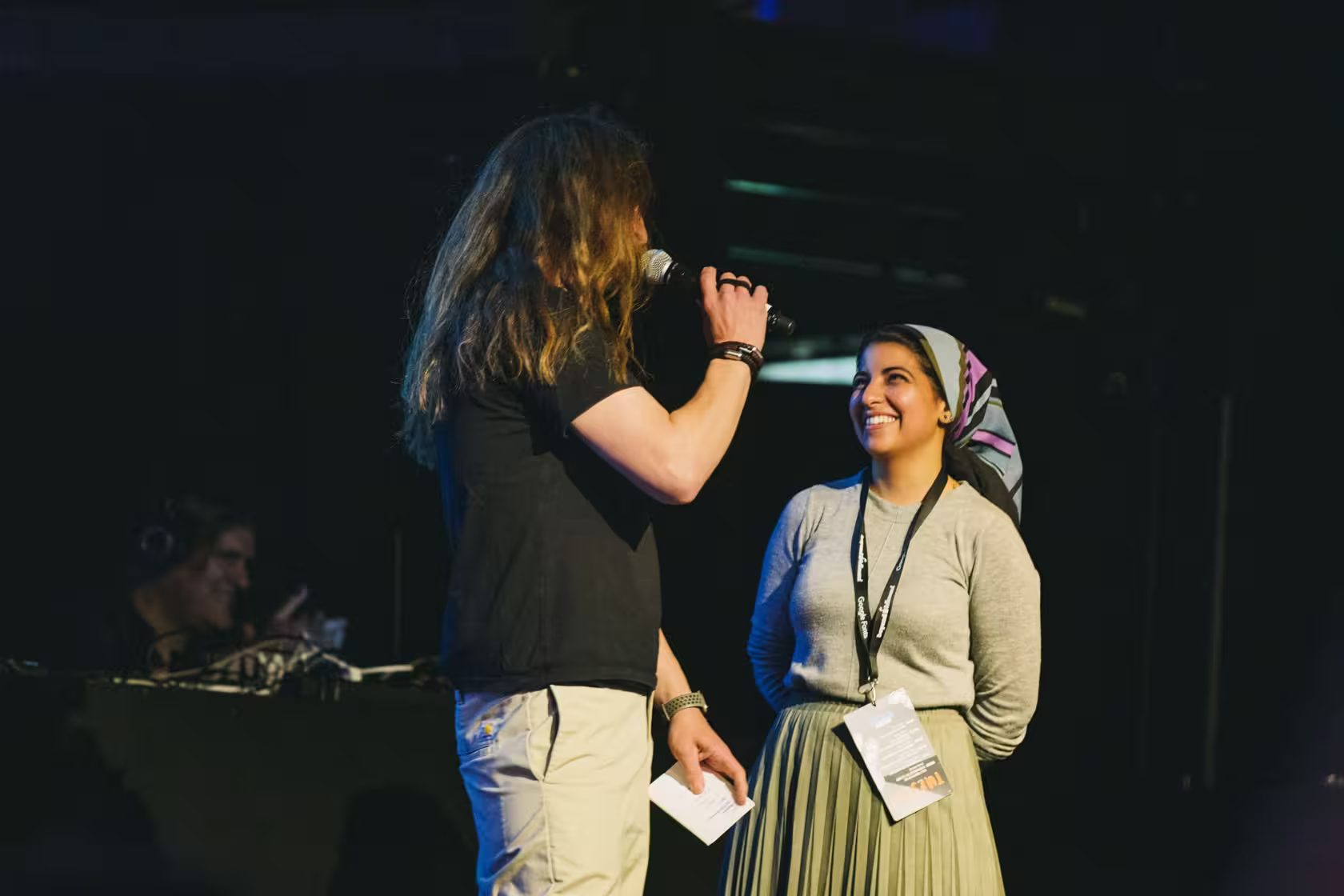 Photo of dina Amin taken at beyond tellerrand in Düsseldorf 2023 by Celine Al-Mosawi