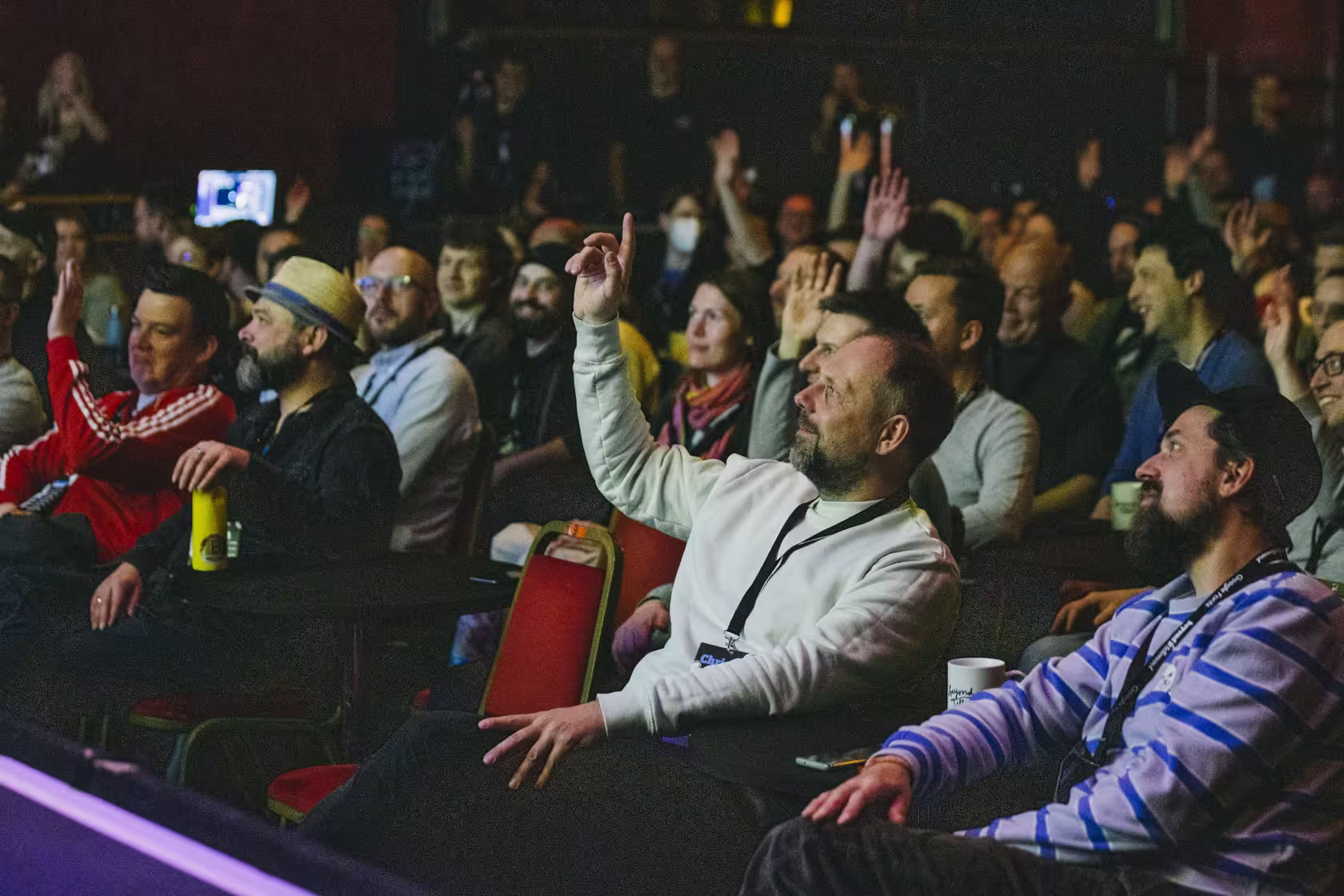 Photo of Vasilis van Gemert taken at beyond tellerrand in Düsseldorf 2023 by Celine Al-Mosawi
