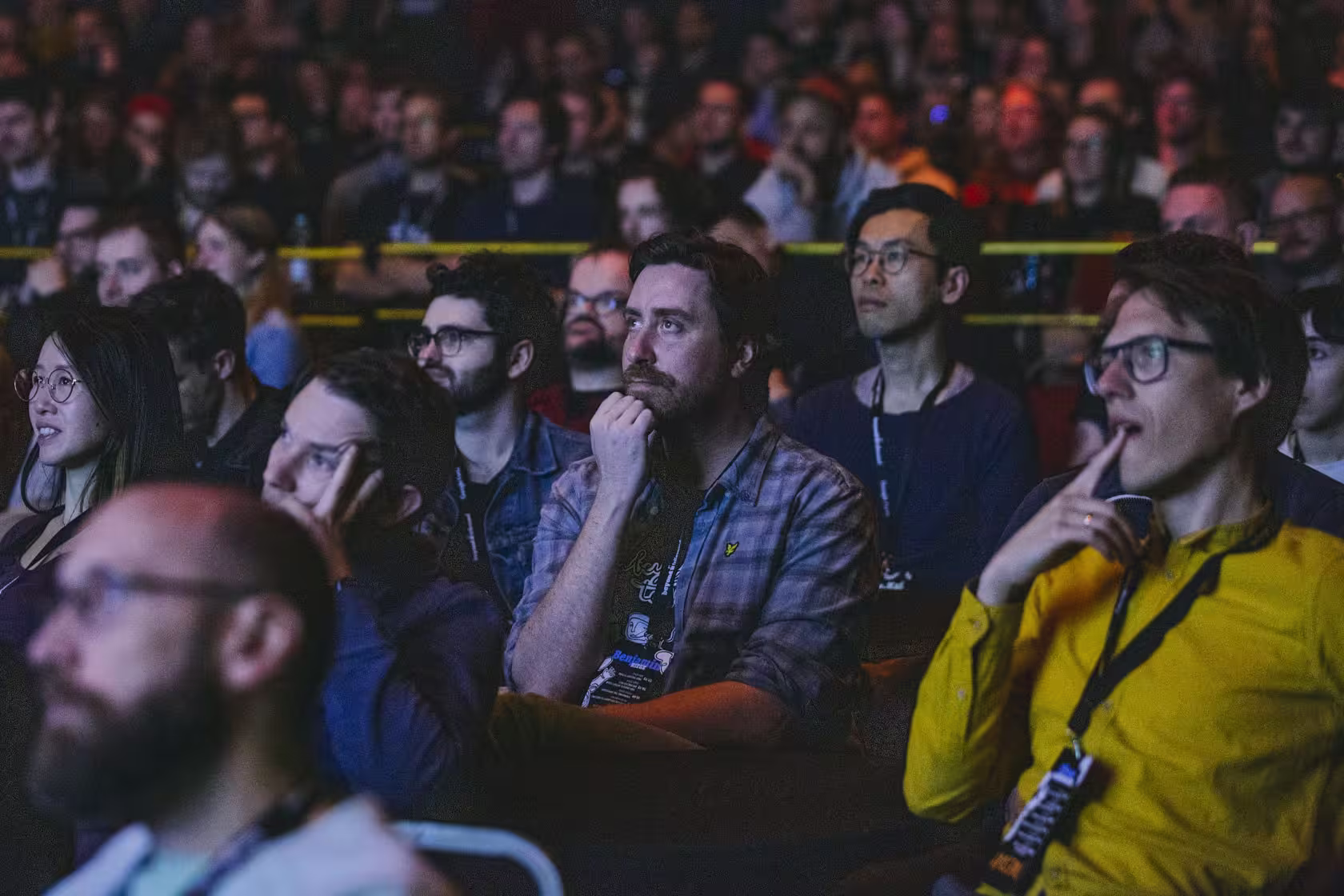 Photo of Oliver Schöndorfer taken at beyond tellerrand in Düsseldorf 2023 by Celine Al-Mosawi