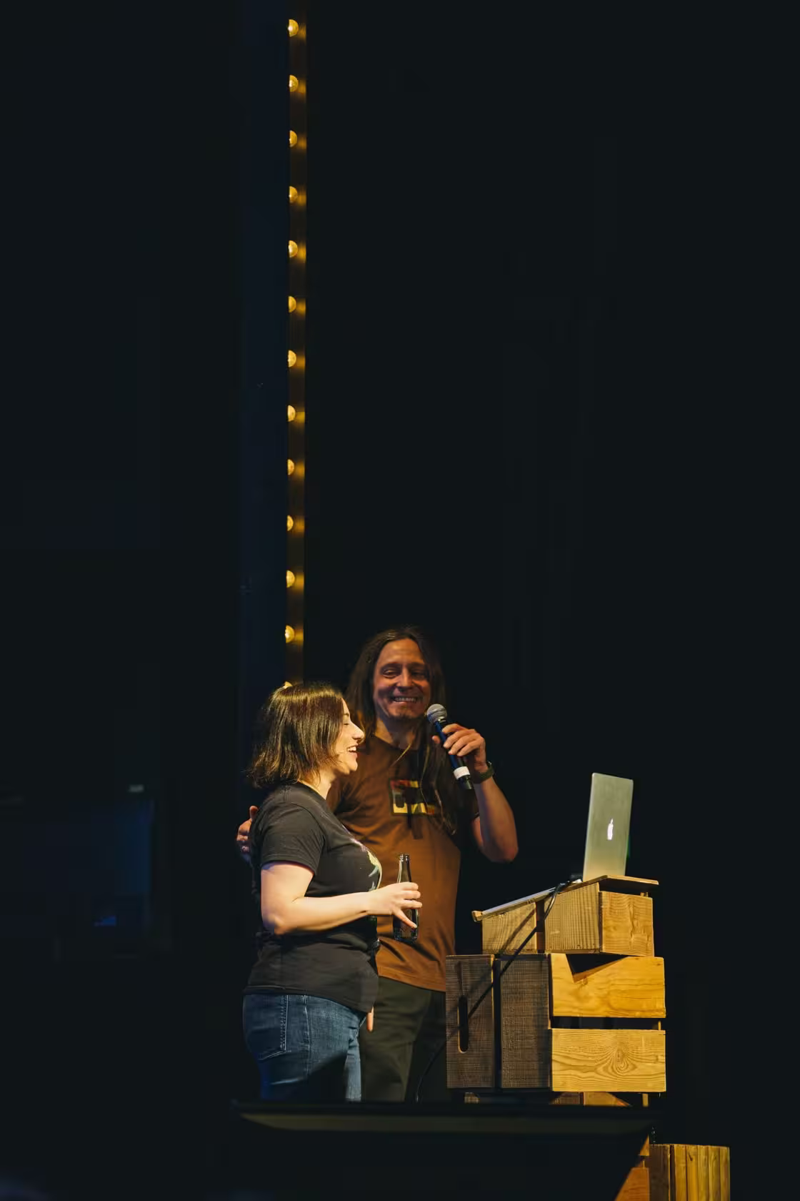 Photo of Sophie Koonin taken at beyond tellerrand in Düsseldorf 2023 by Celine Al-Mosawi