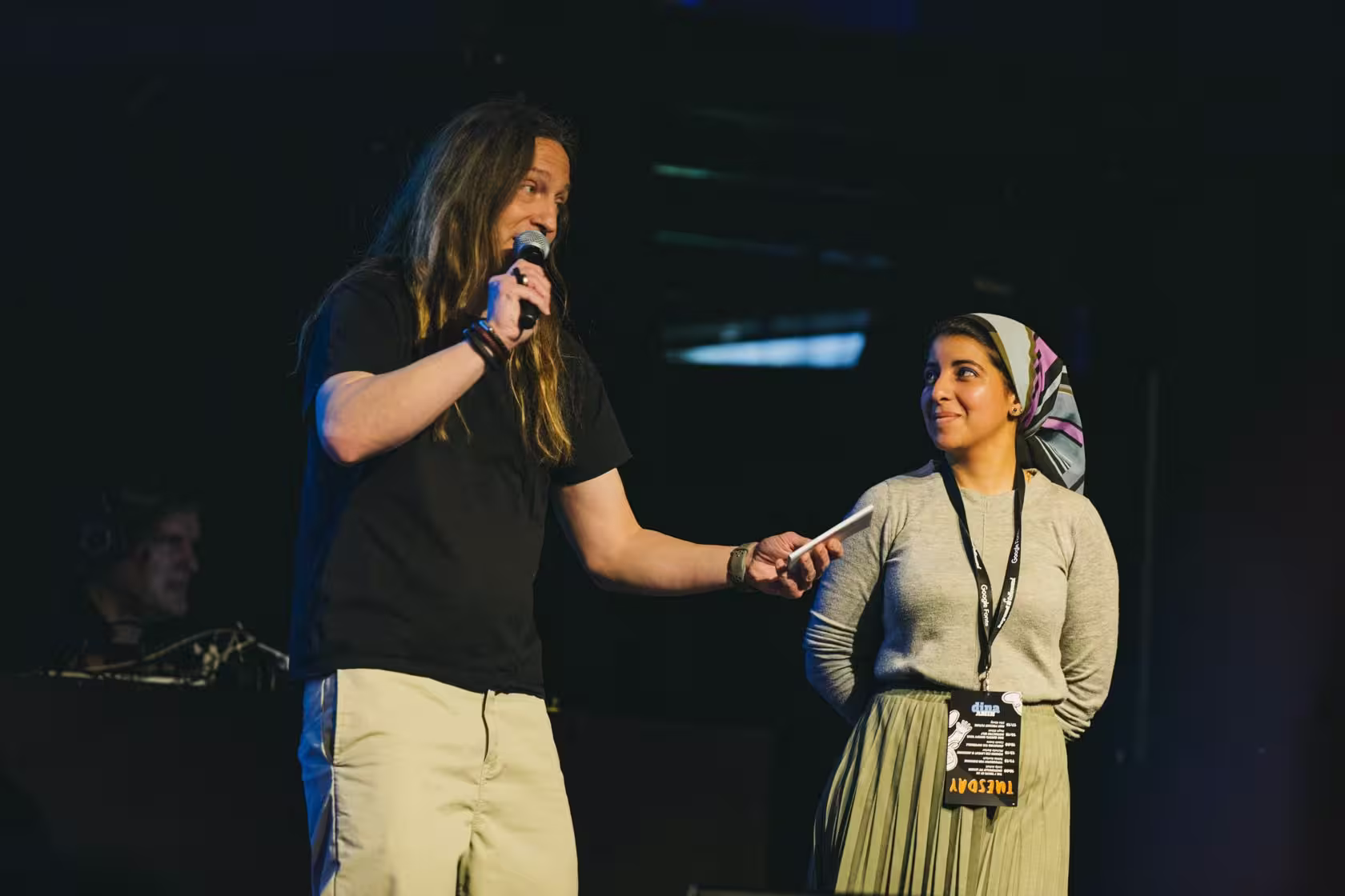 Photo of dina Amin taken at beyond tellerrand in Düsseldorf 2023 by Celine Al-Mosawi