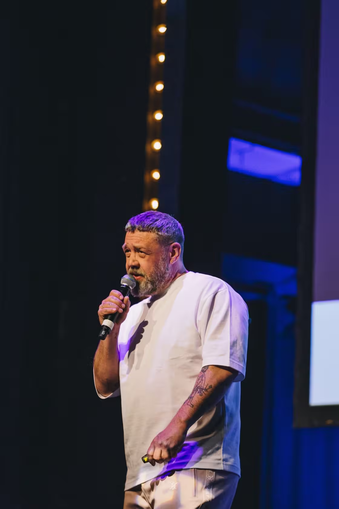 Photo of Eike König taken at beyond tellerrand in Düsseldorf 2023 by Celine Al-Mosawi