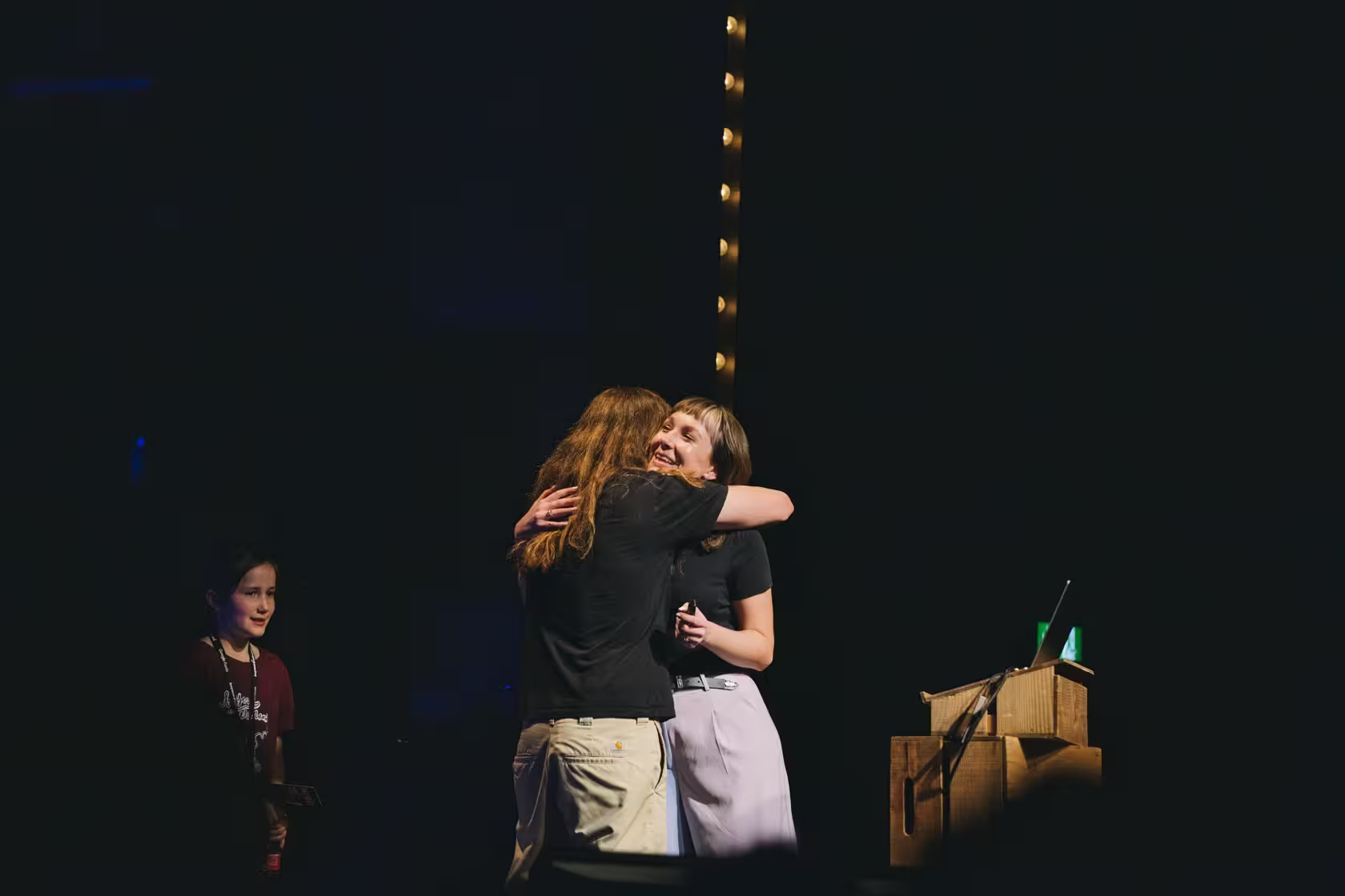 Photo of Cassie Evans taken at beyond tellerrand in Düsseldorf 2023 by Celine Al-Mosawi