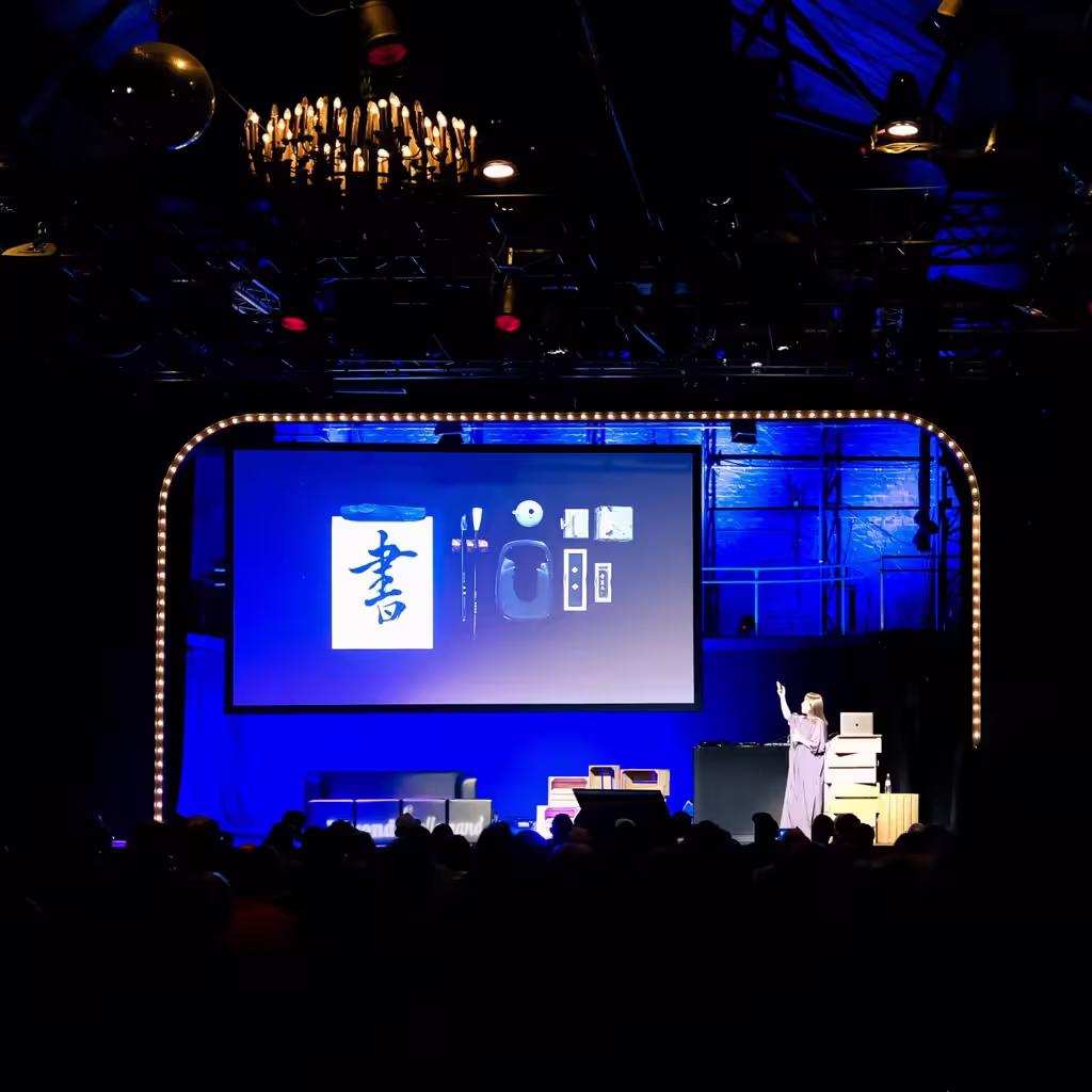 Photo of Aoi Yamaguchi taken at beyond tellerrand in Düsseldorf 2023 by Bart van Kersavond