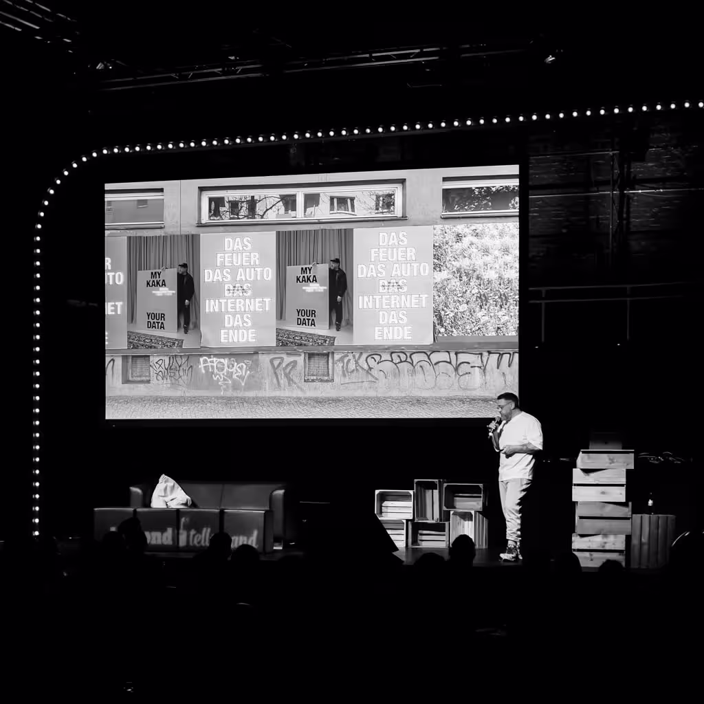 Photo of Eike König taken at beyond tellerrand in Düsseldorf 2023 by Bart van Kersavond