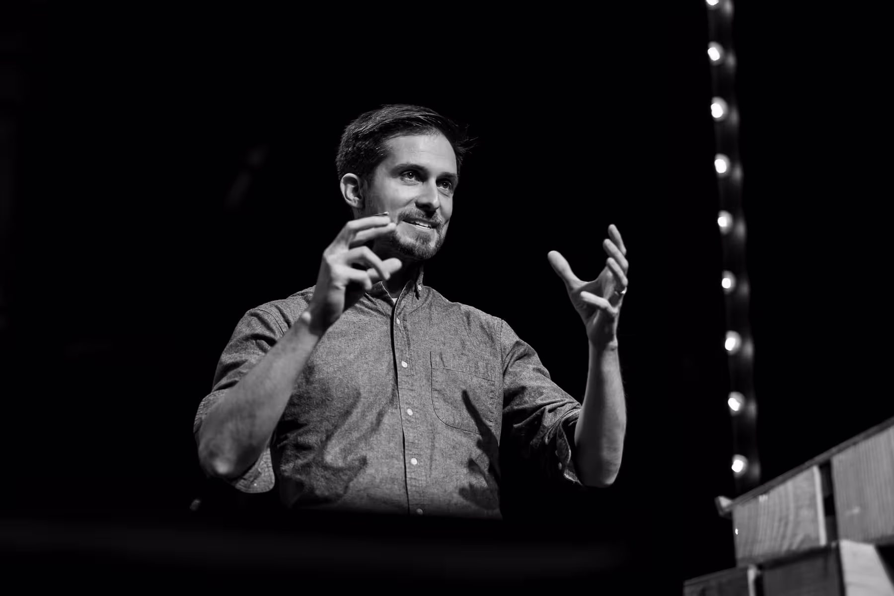 Photo of Scott Kellum taken at beyond tellerrand in Düsseldorf 2023 by Florian Ziegler