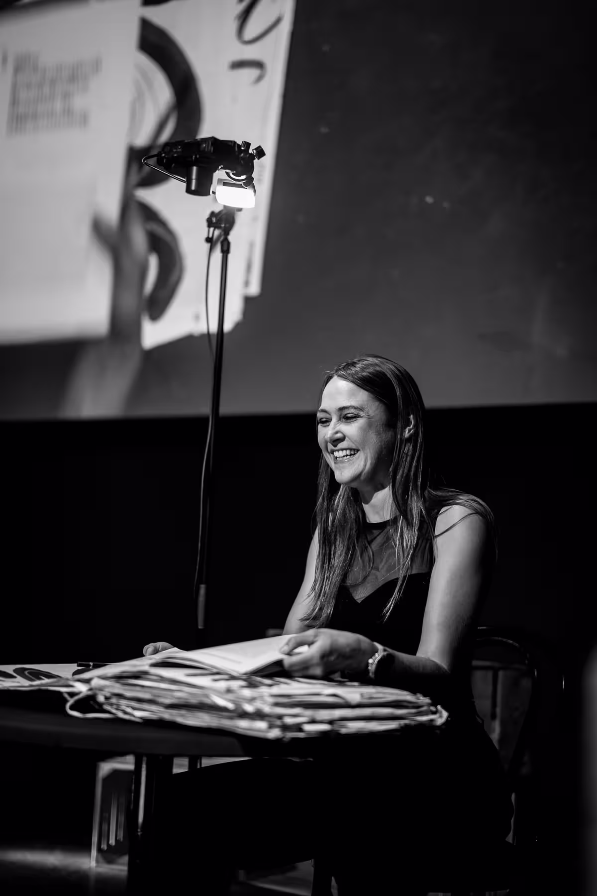 Photo of Gemma O’Brien taken at beyond tellerrand in Düsseldorf 2023 by Florian Ziegler