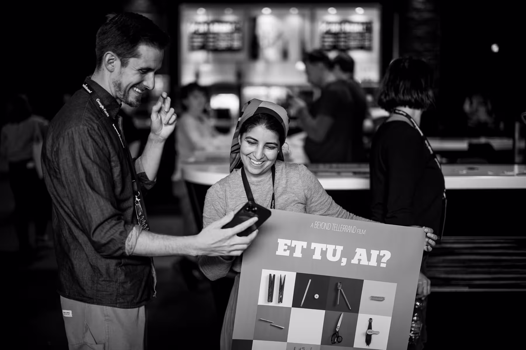 Photo of dina Amin taken at beyond tellerrand in Düsseldorf 2023 by Florian Ziegler