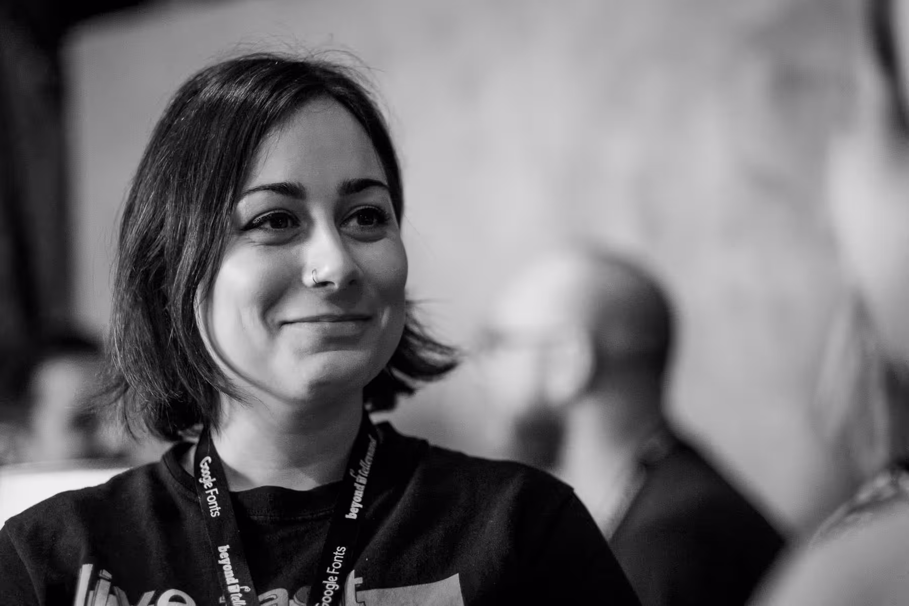 Photo of Sophie Koonin taken at beyond tellerrand in Düsseldorf 2023 by Florian Ziegler