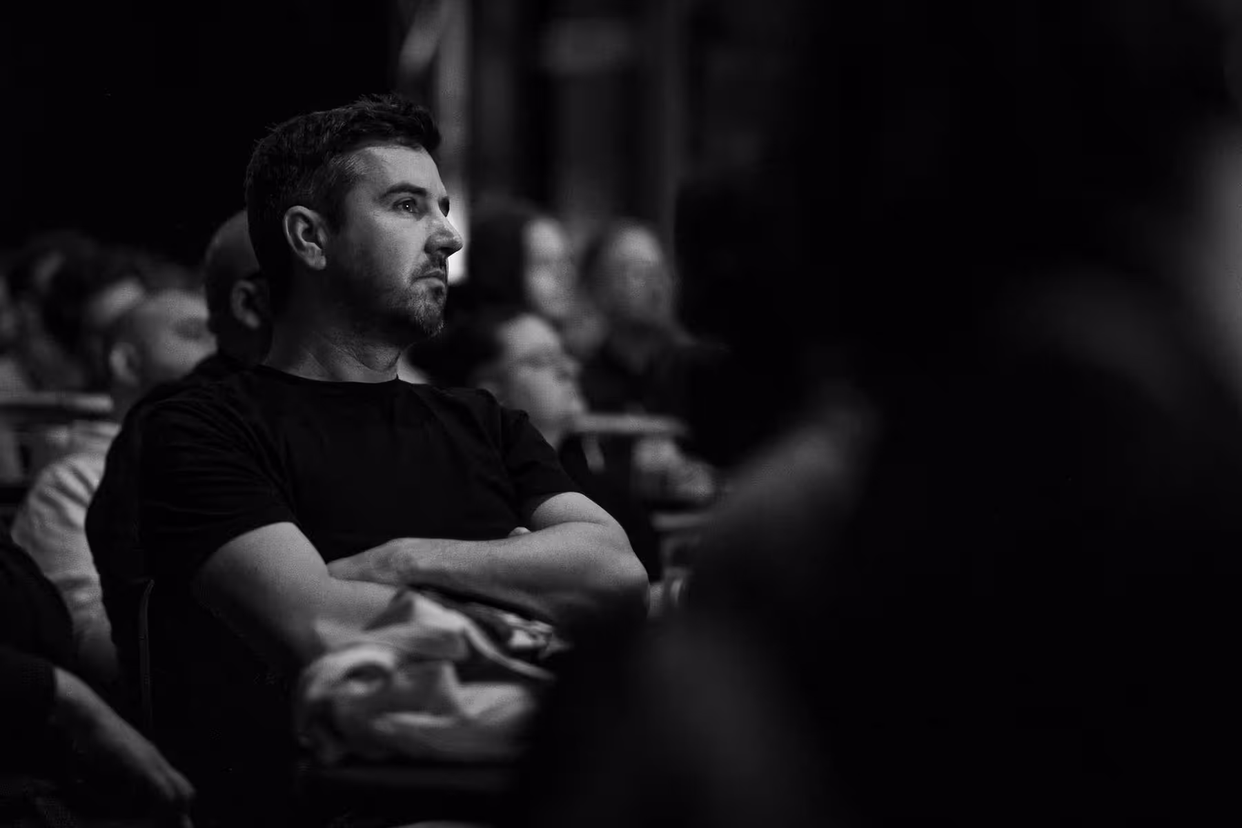 Photo of Bastian Allgeier taken at beyond tellerrand in Düsseldorf 2023 by Florian Ziegler