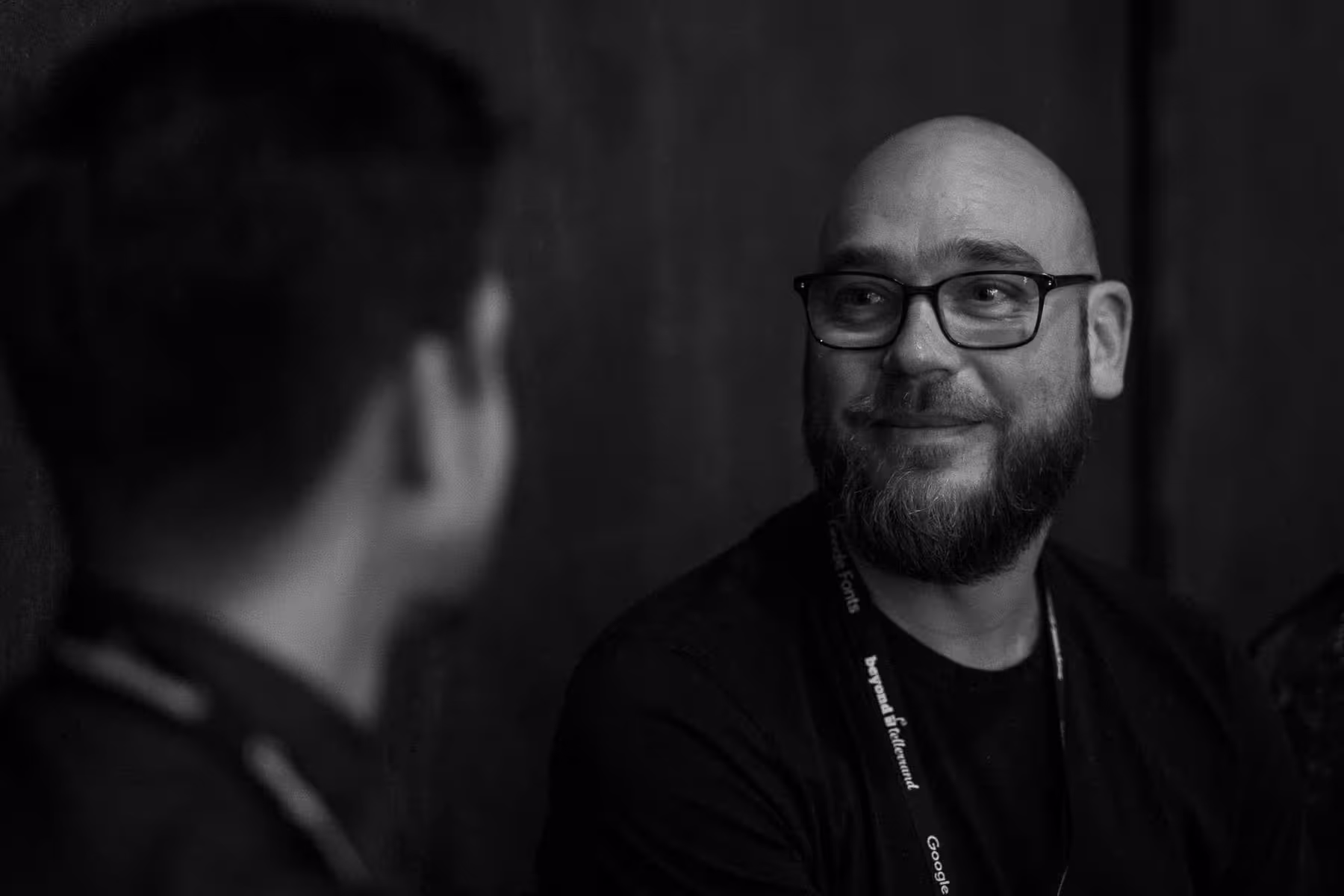 Photo of Tobias Kunisch taken at beyond tellerrand in Düsseldorf 2023 by Florian Ziegler