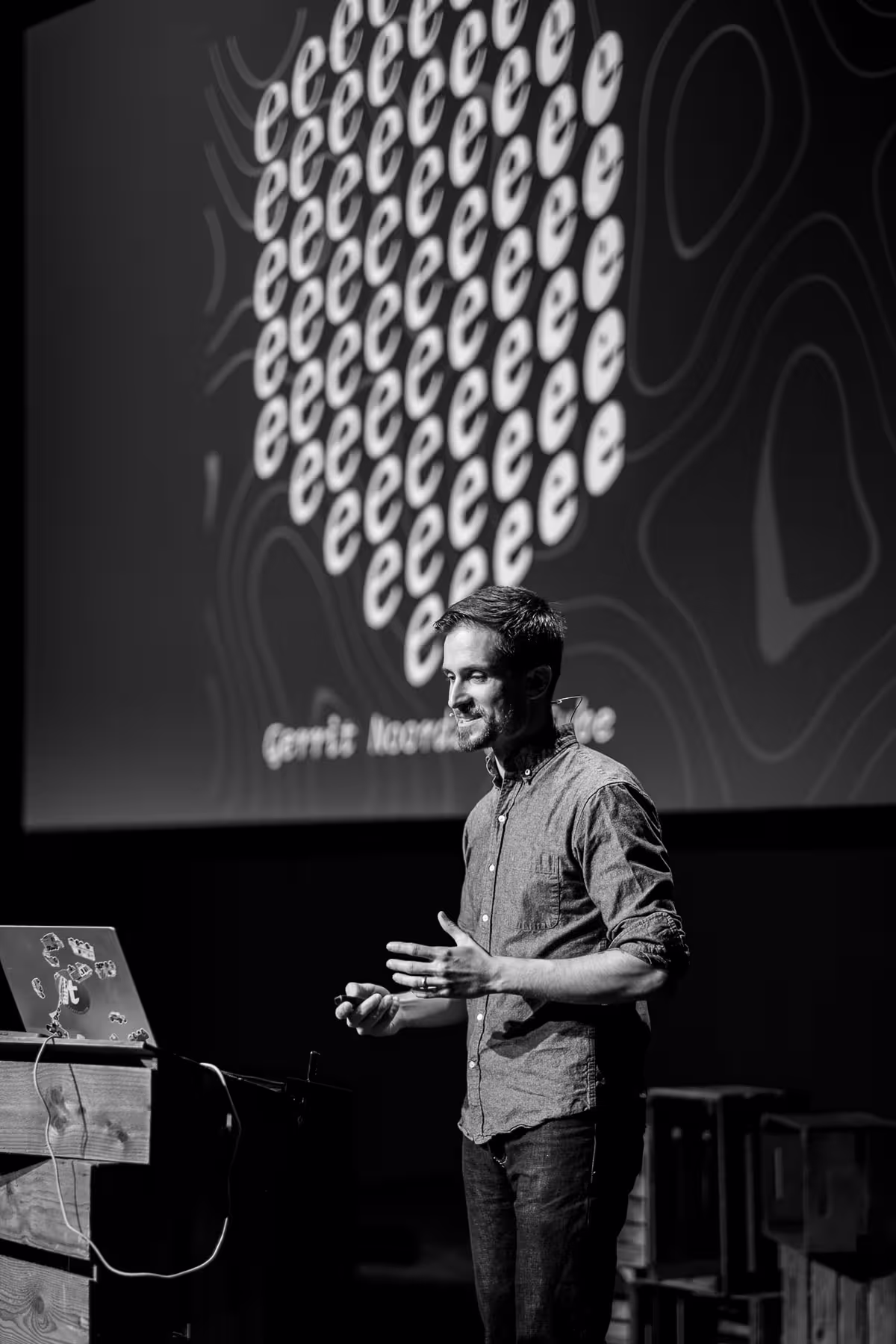 Photo of Scott Kellum taken at beyond tellerrand in Düsseldorf 2023 by Florian Ziegler