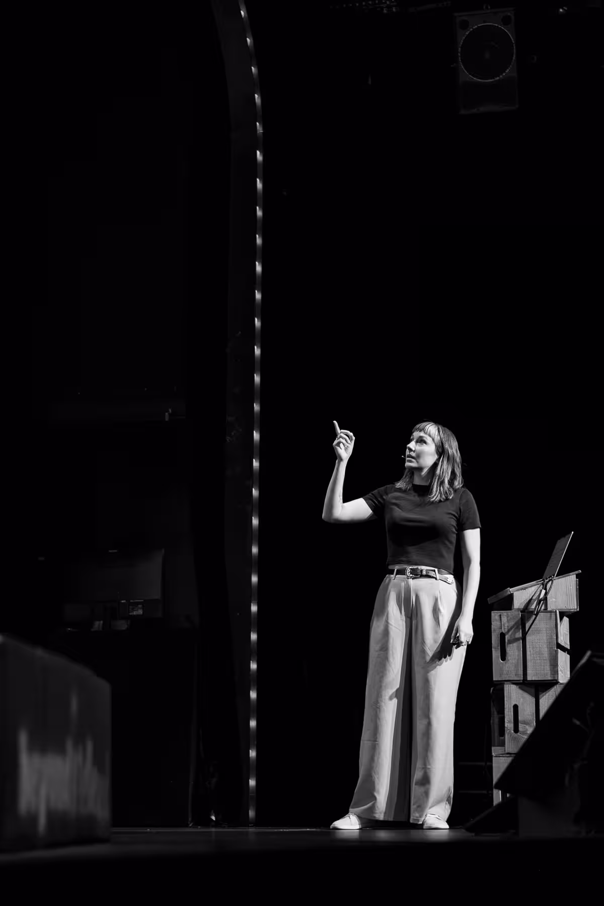 Photo of Cassie Evans taken at beyond tellerrand in Düsseldorf 2023 by Florian Ziegler