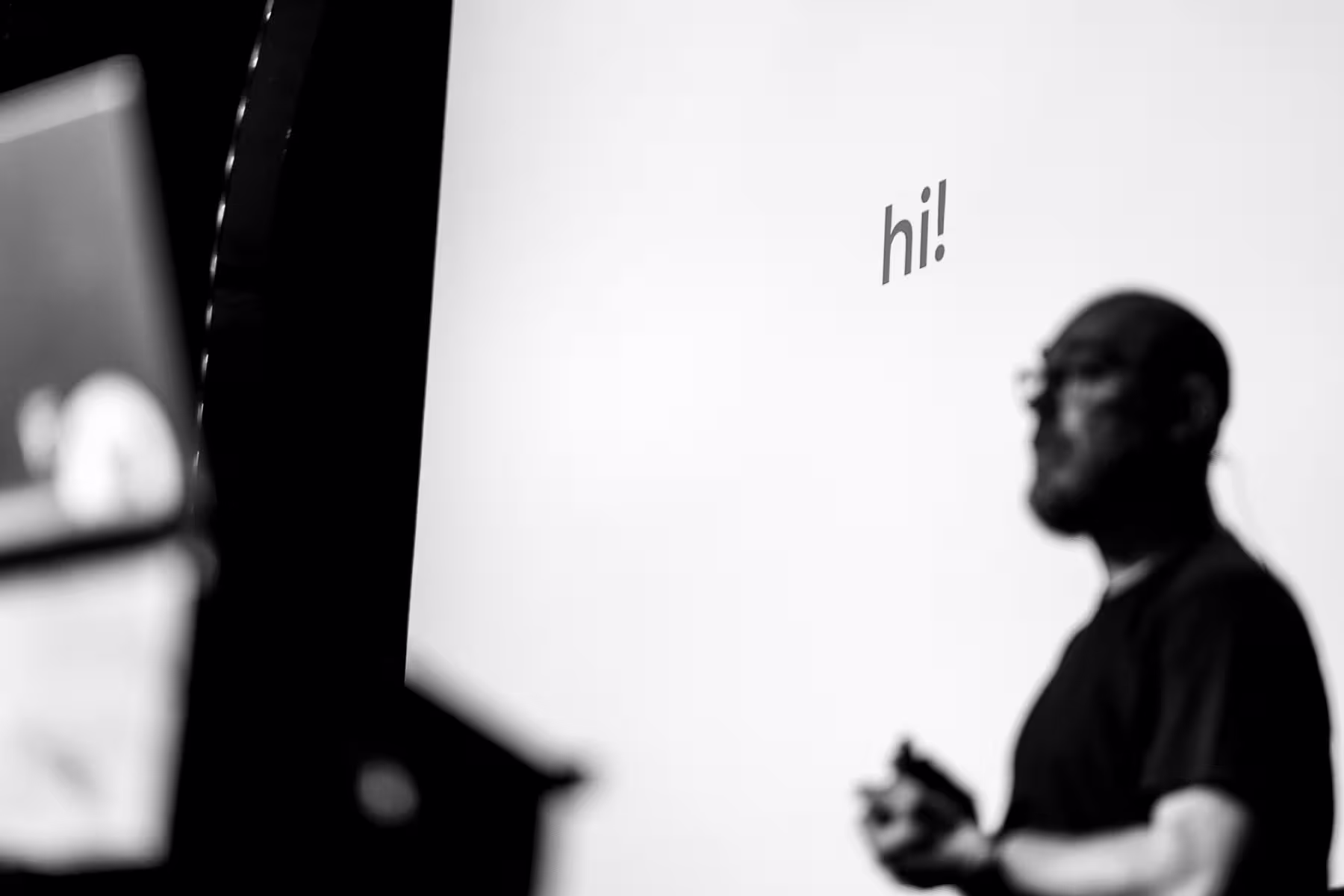 Photo of Tobias Kunisch taken at beyond tellerrand in Düsseldorf 2023 by Florian Ziegler