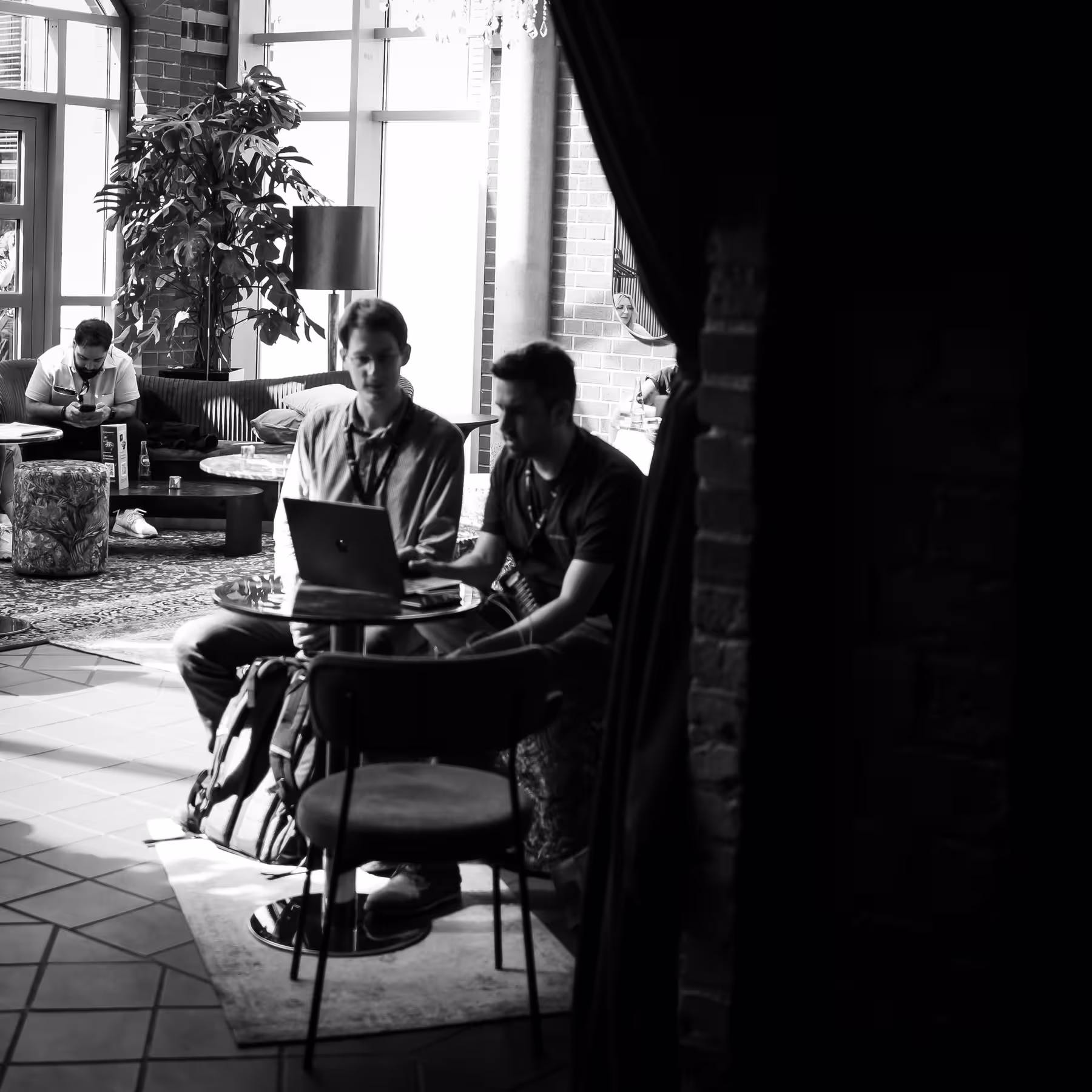 Photo of Bastian Allgeier taken at beyond tellerrand in Düsseldorf 2024 by Bart van Kersavond