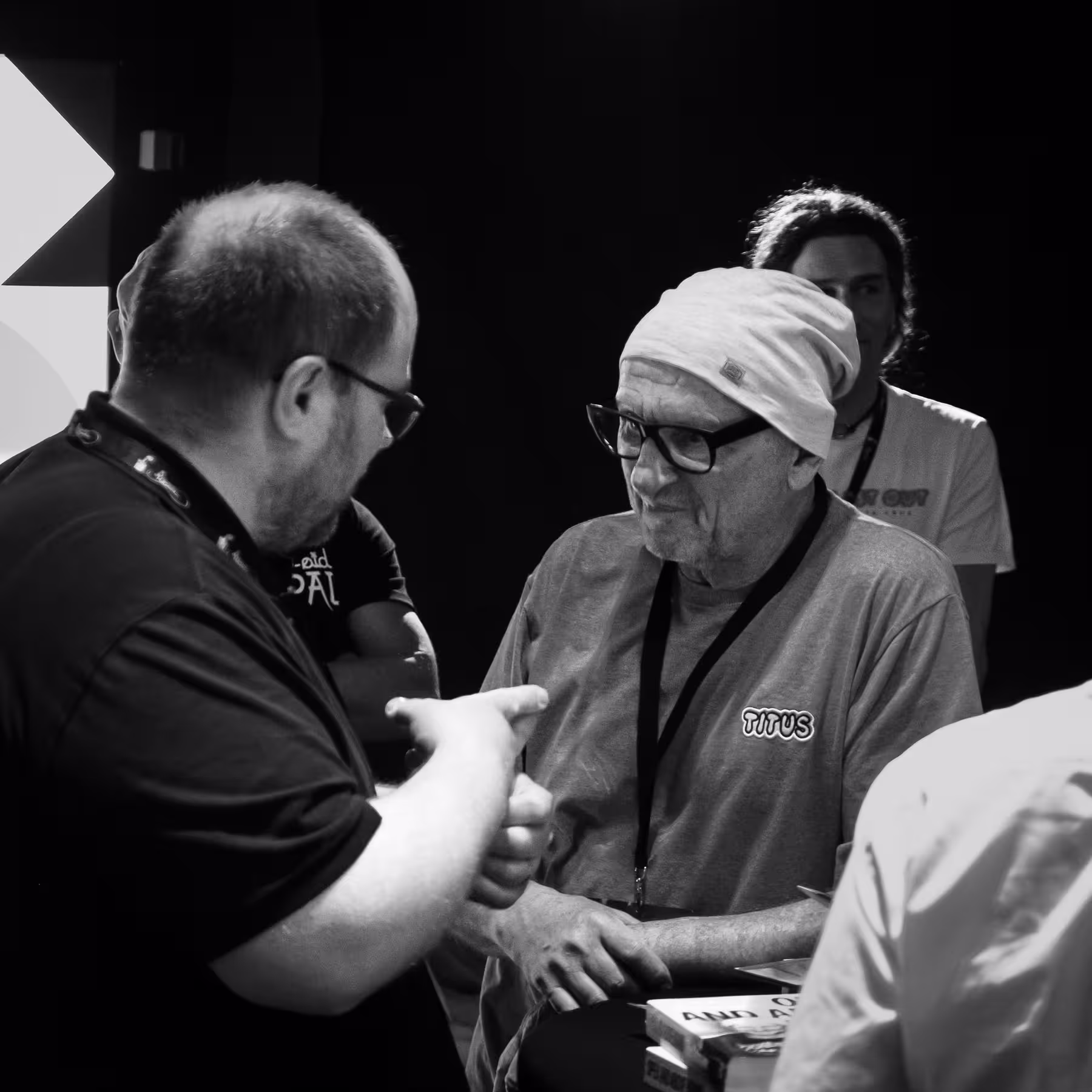 Photo of Titus Dittmann taken at beyond tellerrand in Düsseldorf 2024 by Bart van Kersavond