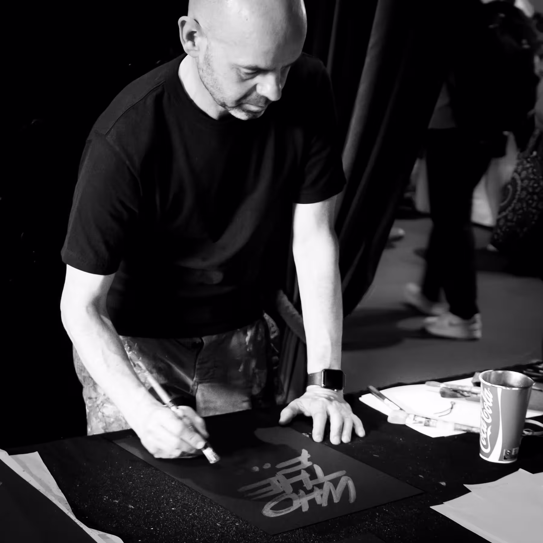 Photo of Rob Draper taken at beyond tellerrand in Düsseldorf 2024 by Bart van Kersavond