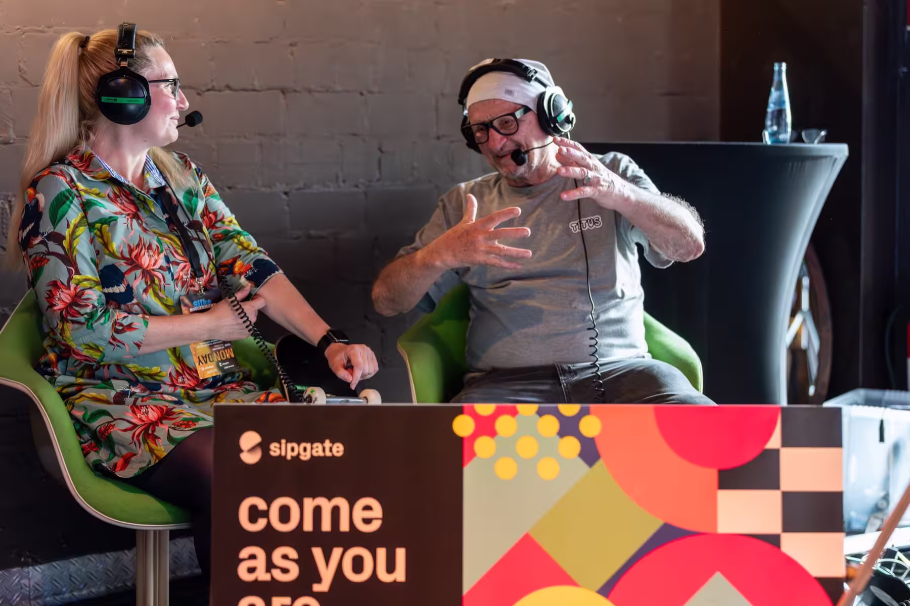 Photo of Titus Dittmann taken at beyond tellerrand in Düsseldorf 2024 by Udo Fritsch