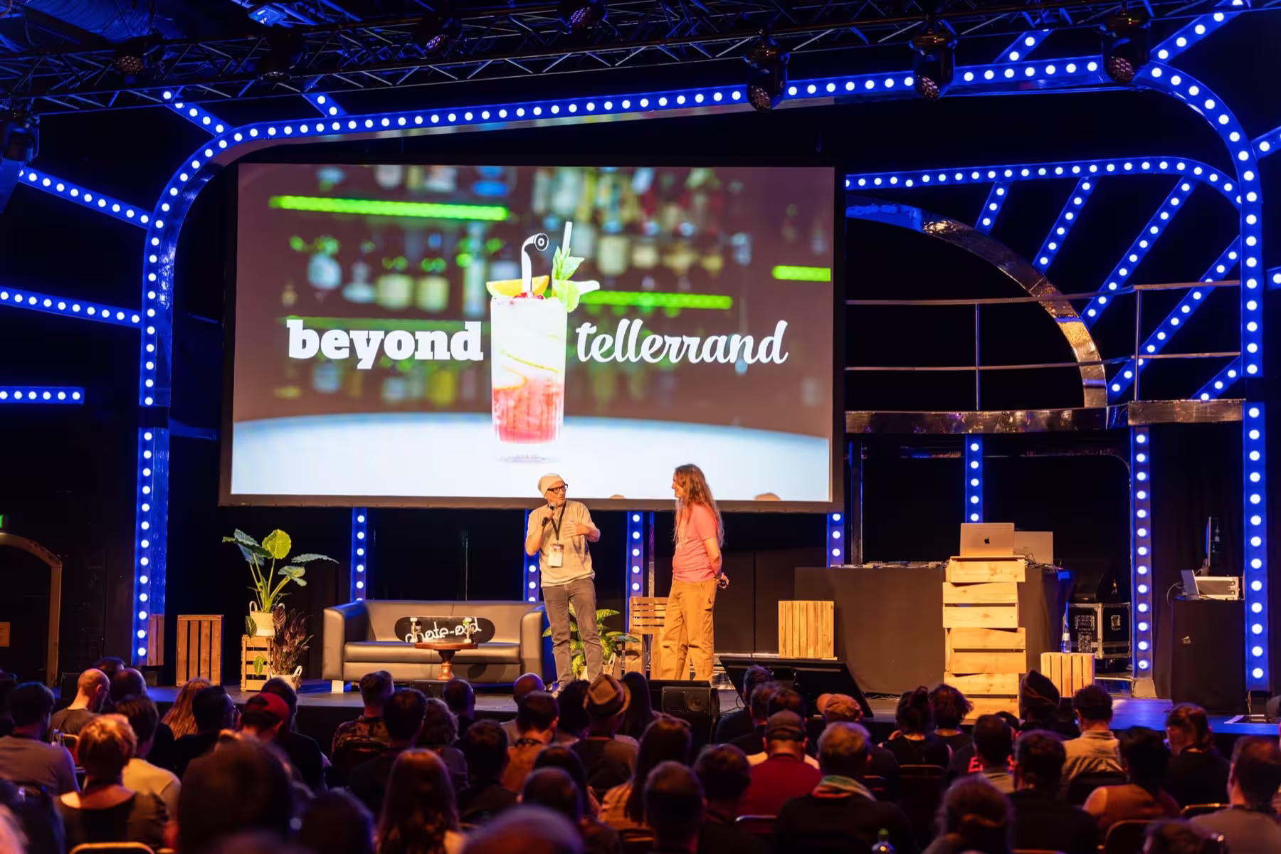 Photo of Titus Dittmann taken at beyond tellerrand in Düsseldorf 2024 by Udo Fritsch