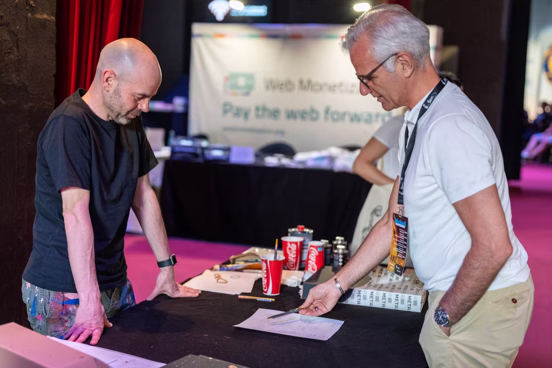 Photo of Rob Draper taken at beyond tellerrand in Düsseldorf 2024 by Udo Fritsch