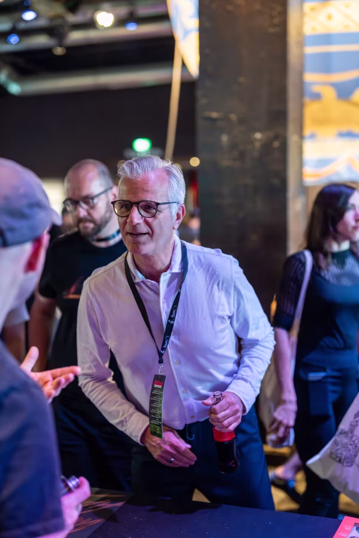 Photo of Michael Trautmann taken at beyond tellerrand in Düsseldorf 2024 by Udo Fritsch