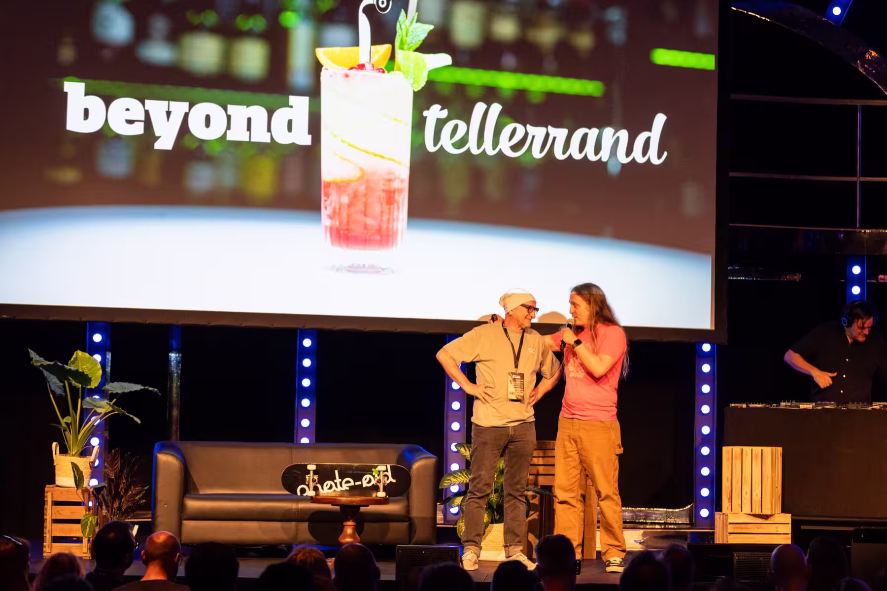 Photo of Titus Dittmann taken at beyond tellerrand in Düsseldorf 2024 by Udo Fritsch