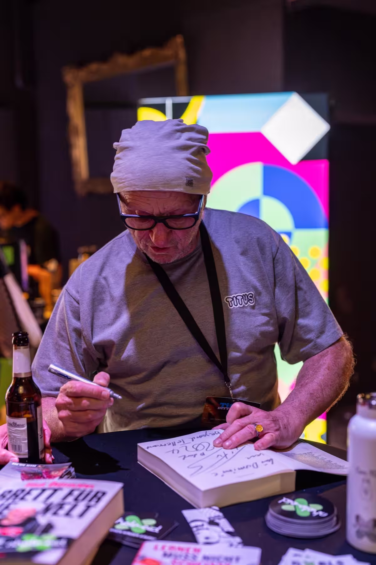 Photo of Titus Dittmann taken at beyond tellerrand in Düsseldorf 2024 by Udo Fritsch