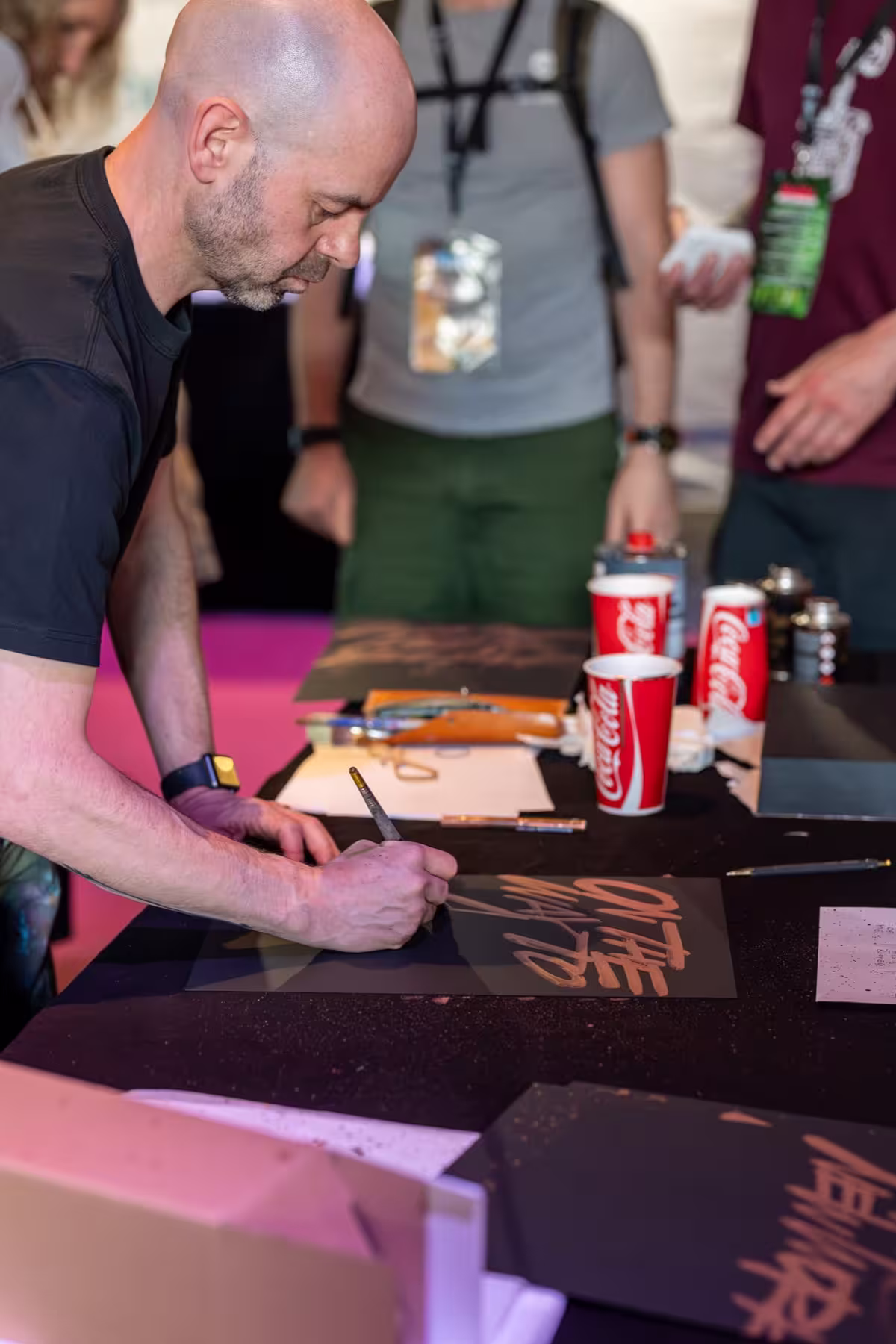 Photo of Rob Draper taken at beyond tellerrand in Düsseldorf 2024 by Udo Fritsch