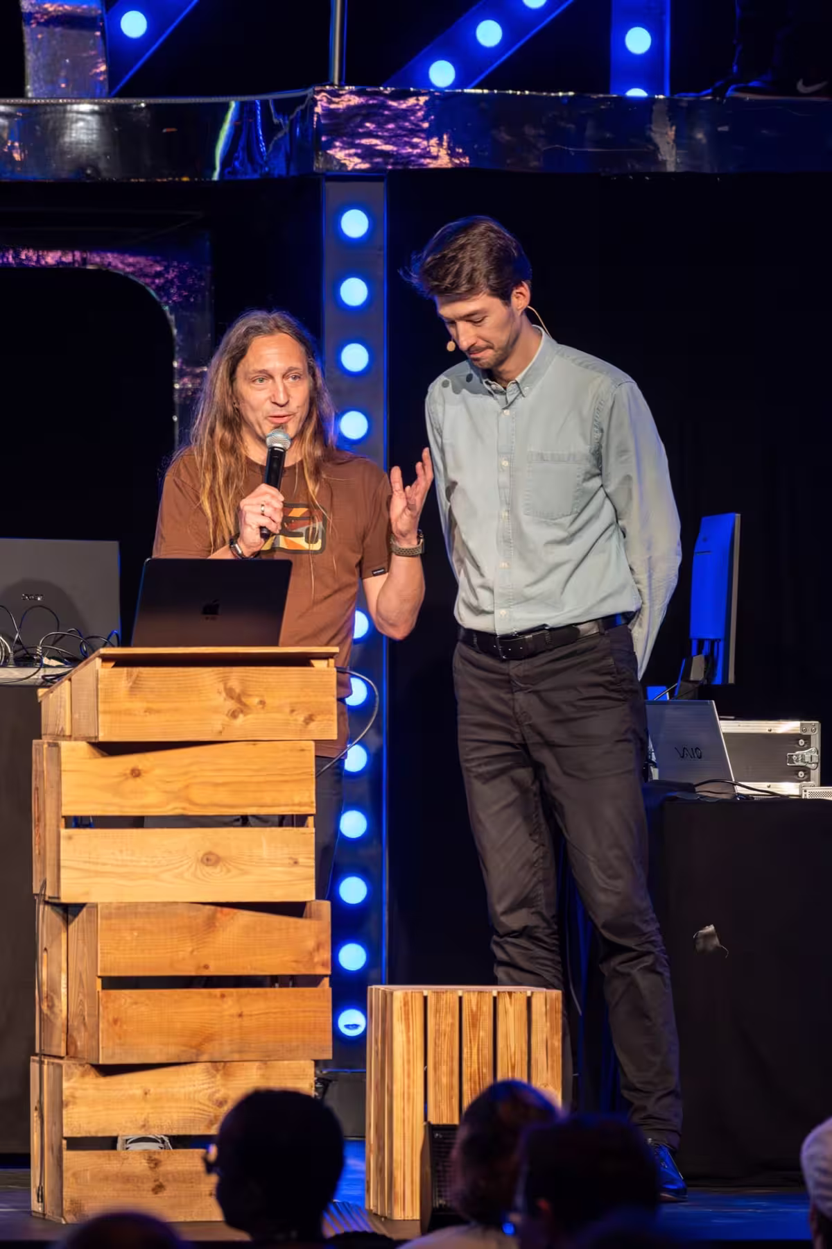 Photo of Ferdinand Ulrich taken at beyond tellerrand in Düsseldorf 2024 by Udo Fritsch