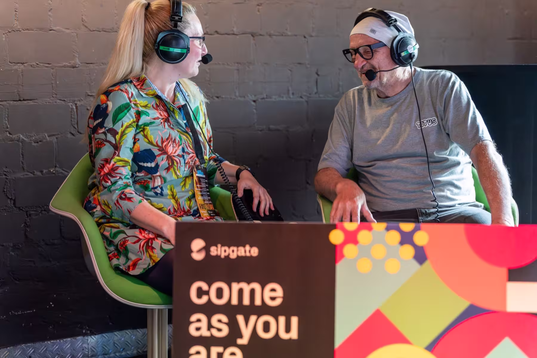 Photo of Titus Dittmann taken at beyond tellerrand in Düsseldorf 2024 by Udo Fritsch