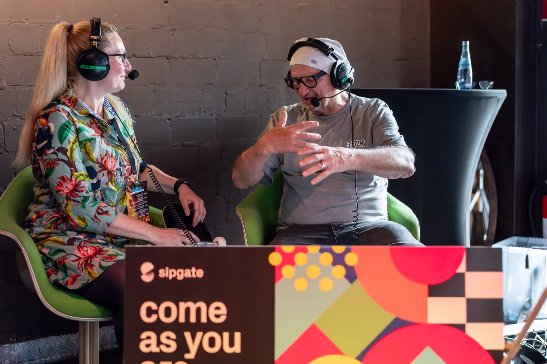 Photo of Titus Dittmann taken at beyond tellerrand in Düsseldorf 2024 by Udo Fritsch