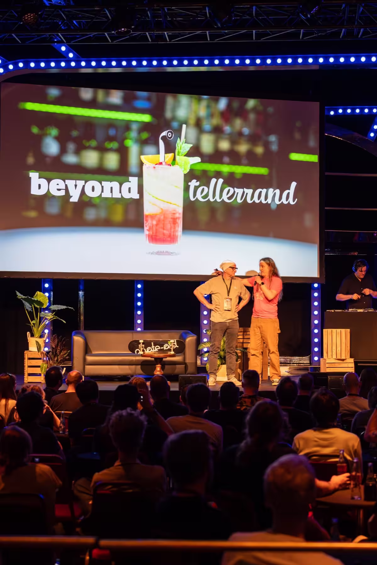 Photo of Titus Dittmann taken at beyond tellerrand in Düsseldorf 2024 by Udo Fritsch