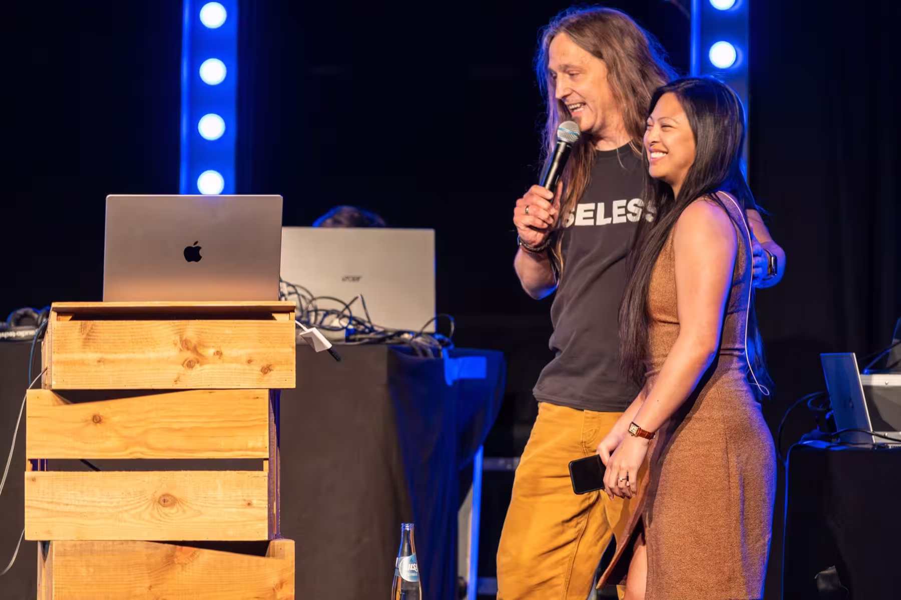 Photo of Adrienne Tacke taken at beyond tellerrand in Düsseldorf 2024 by Udo Fritsch