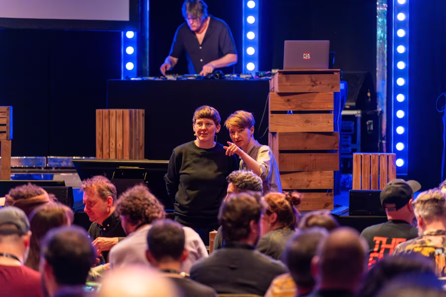 Photo of Chris Campe taken at beyond tellerrand in Düsseldorf 2024 by Udo Fritsch