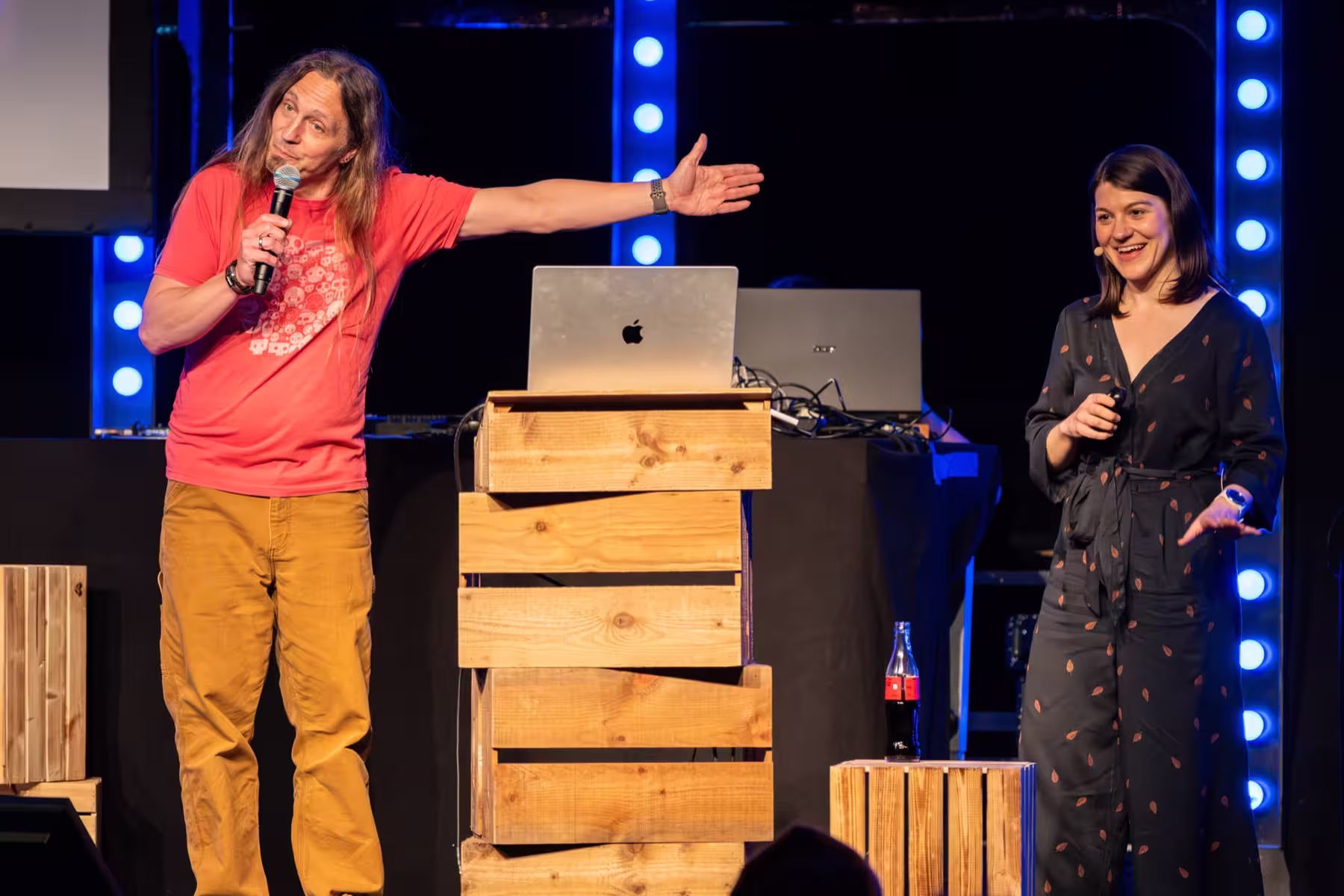 Photo of Maggie Appleton taken at beyond tellerrand in Düsseldorf 2024 by Udo Fritsch