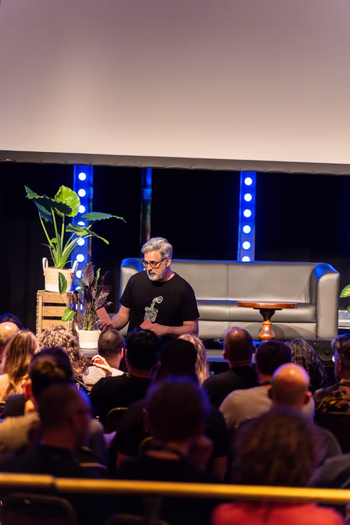 Photo of David de Léon taken at beyond tellerrand in Düsseldorf 2024 by Udo Fritsch