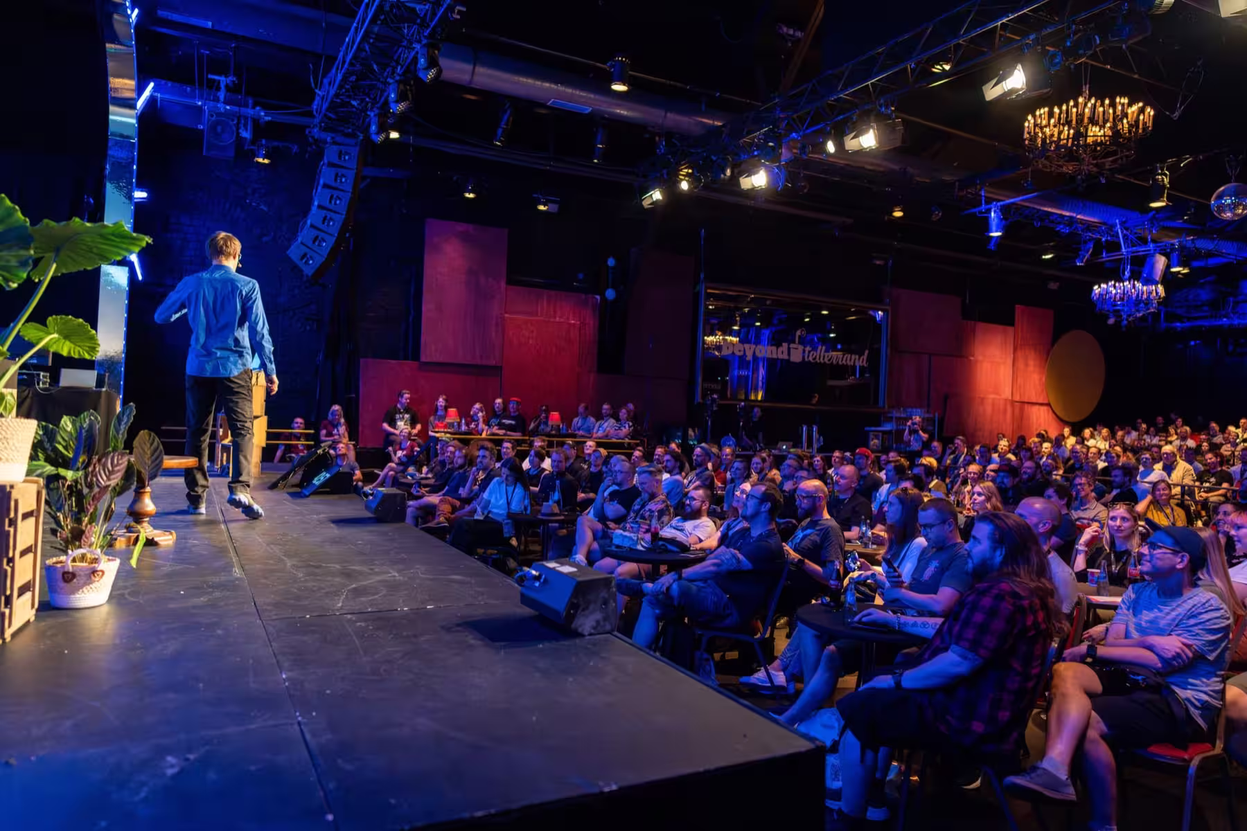 Photo of Oliver Schöndorfer taken at beyond tellerrand in Düsseldorf 2024 by Udo Fritsch