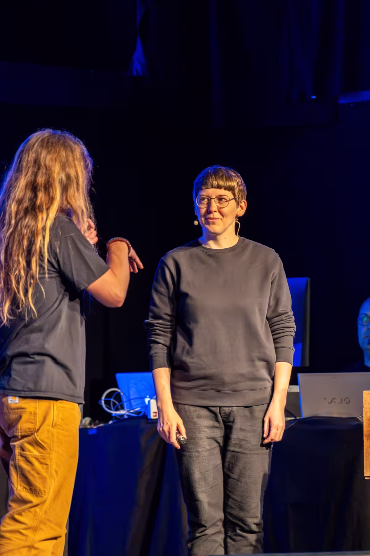 Photo of Chris Campe taken at beyond tellerrand in Düsseldorf 2024 by Udo Fritsch