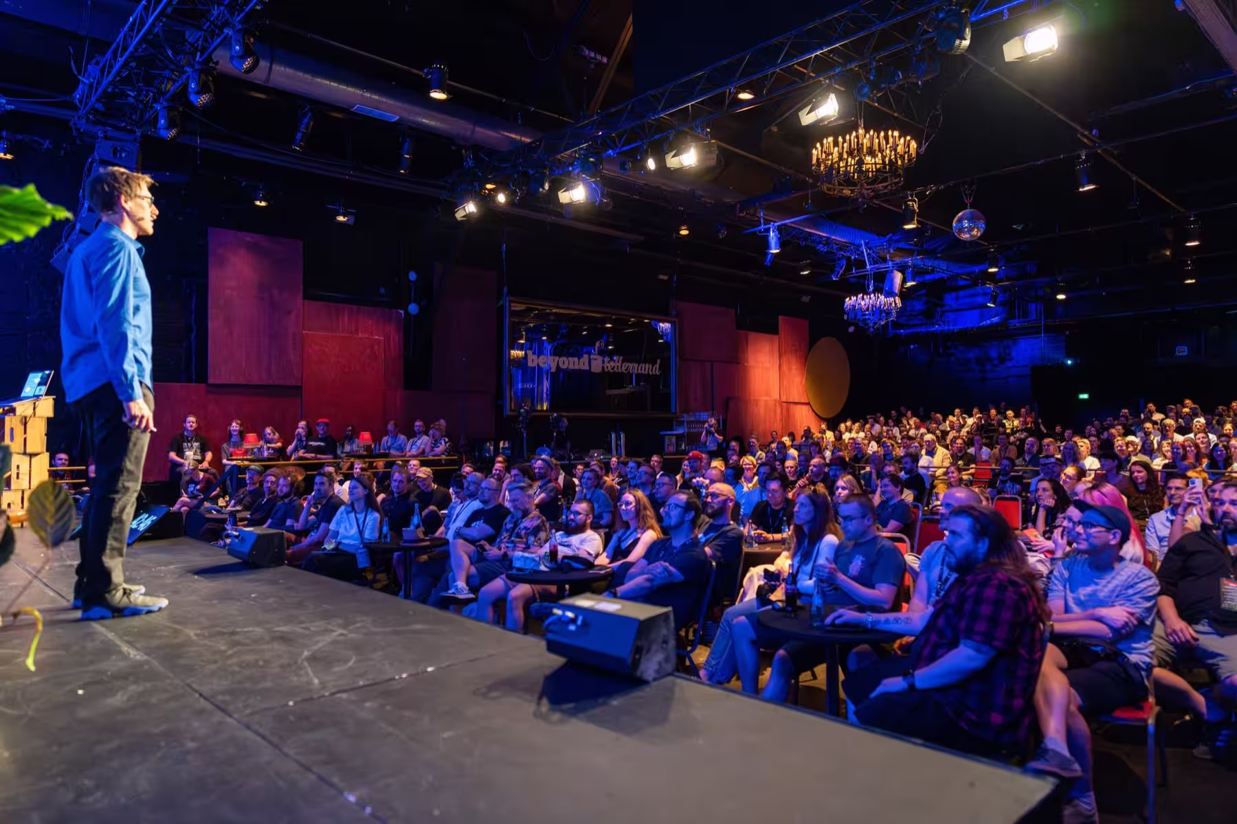 Photo of Oliver Schöndorfer taken at beyond tellerrand in Düsseldorf 2024 by Udo Fritsch