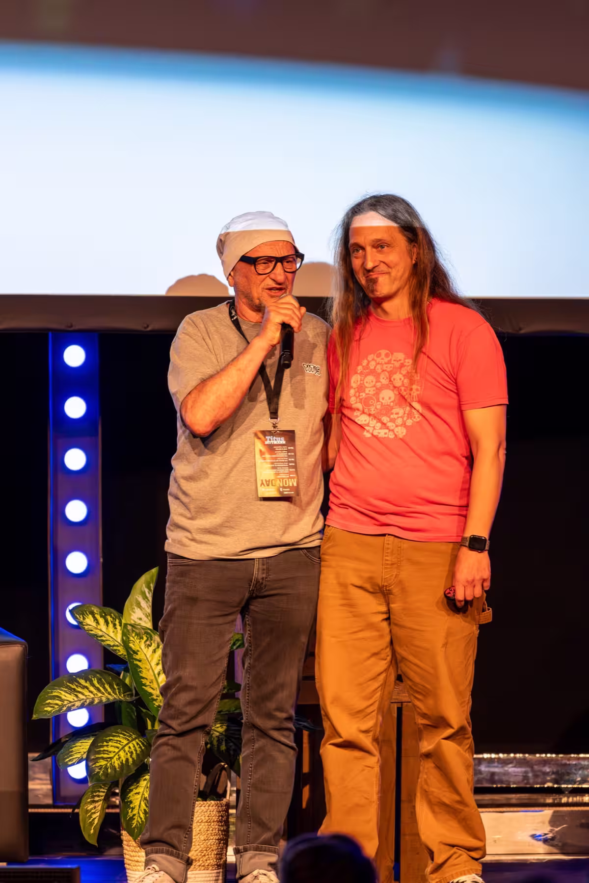 Photo of Titus Dittmann taken at beyond tellerrand in Düsseldorf 2024 by Udo Fritsch