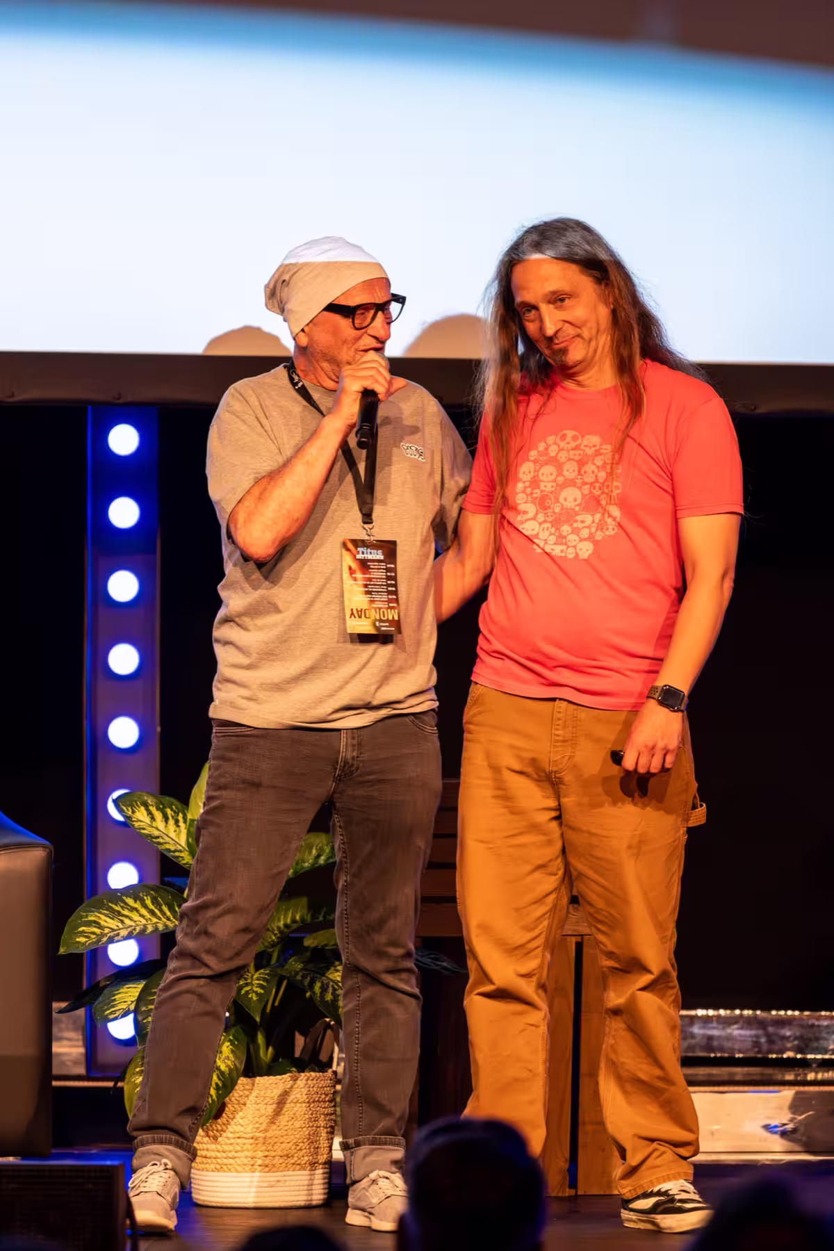 Photo of Titus Dittmann taken at beyond tellerrand in Düsseldorf 2024 by Udo Fritsch