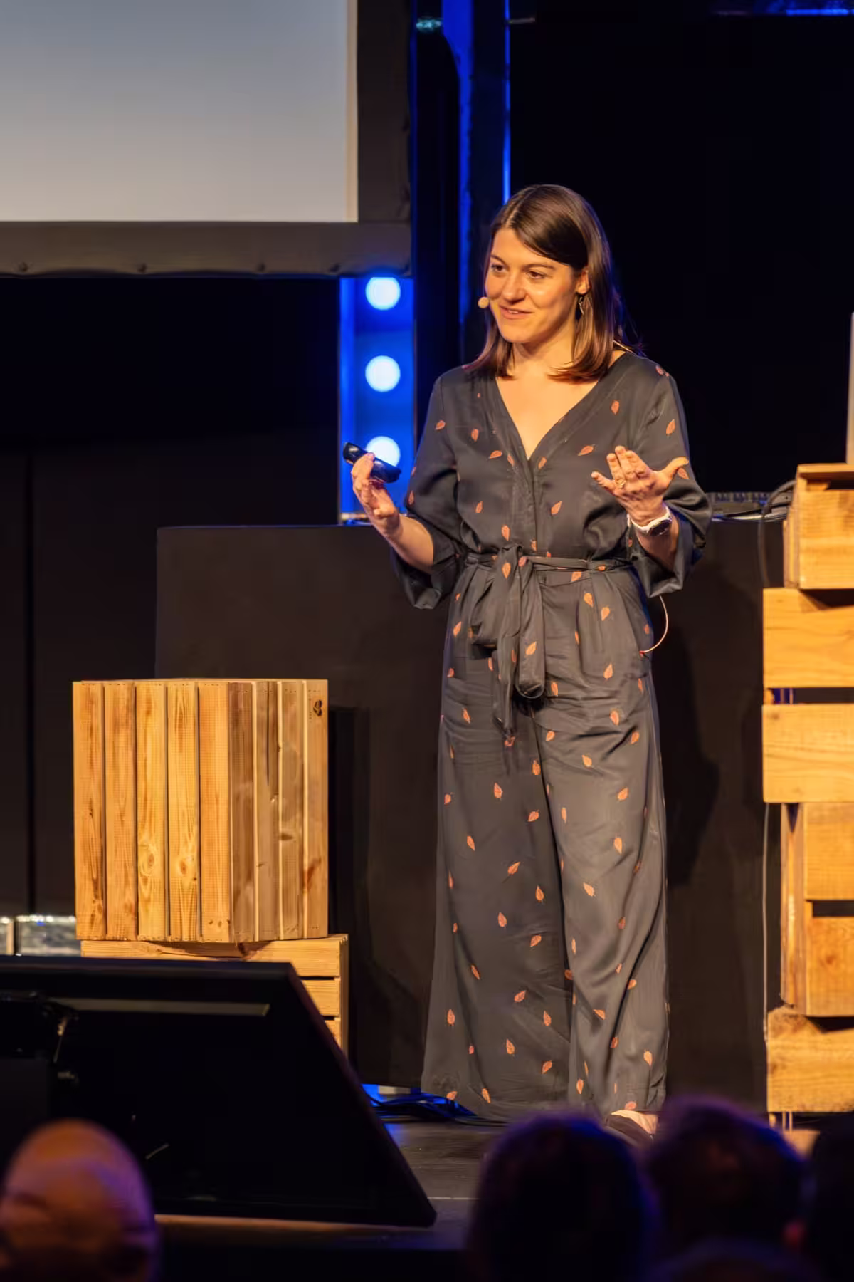 Photo of Maggie Appleton taken at beyond tellerrand in Düsseldorf 2024 by Udo Fritsch