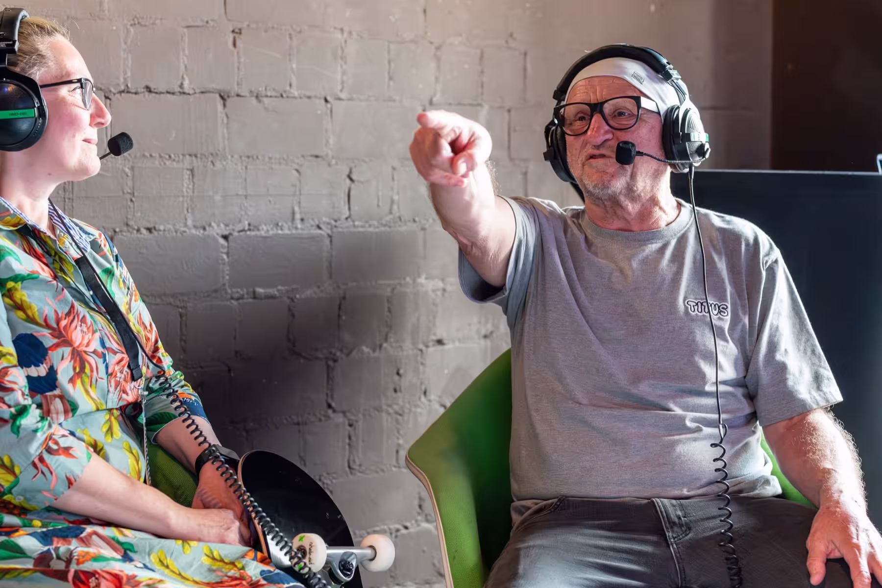 Photo of Titus Dittmann taken at beyond tellerrand in Düsseldorf 2024 by Udo Fritsch